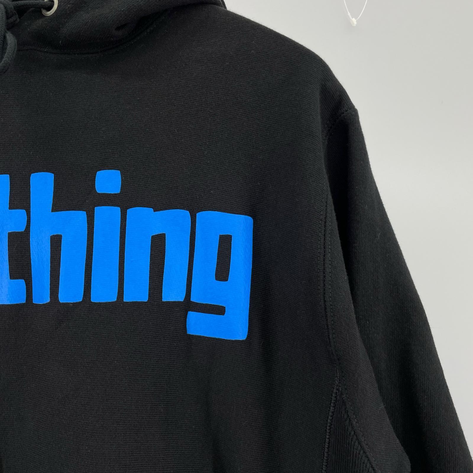パーカー anything ロゴパーカー/M/SPEEDBALL LOGO M ブラック