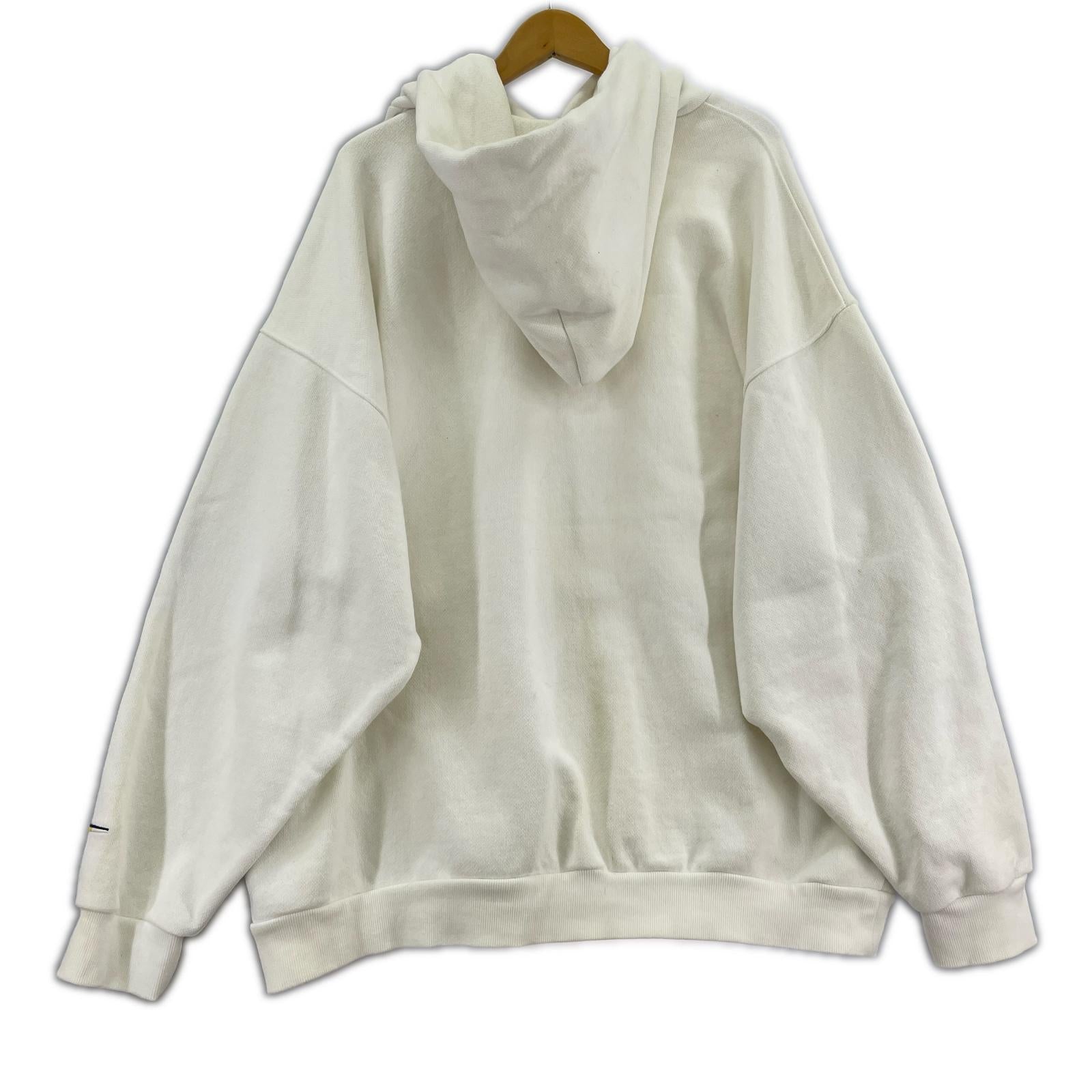 パーカー プルオーバーパーカー　白（XL） ホワイト