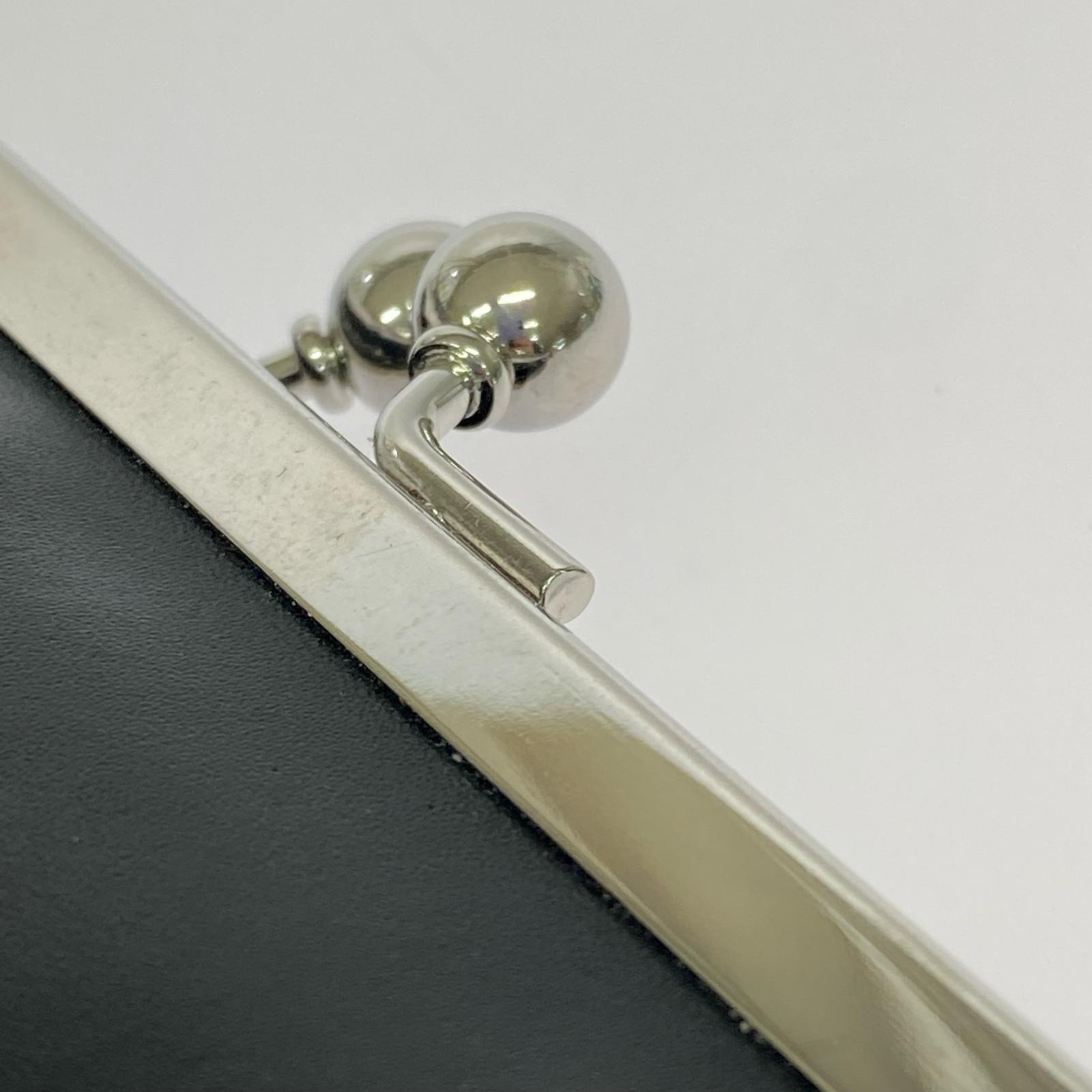 長財布 COMME des GARCONS KISS CLASP がま口財布 ブラック