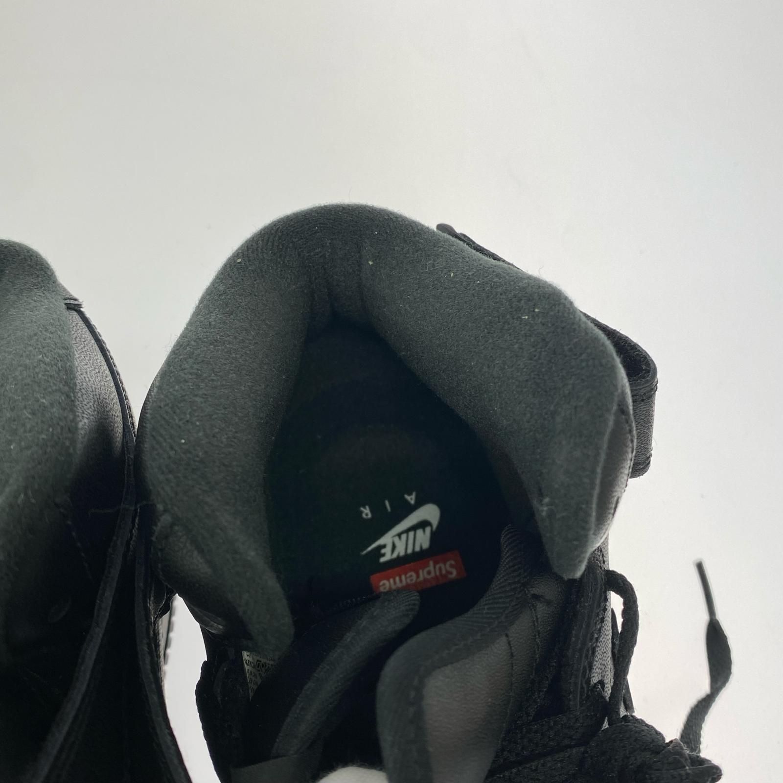 スニーカー FZ8784-001/SUPREME AF1 MID/黒/27.5 27.5cm (US9 1/2 UK9 EU45) ブラック