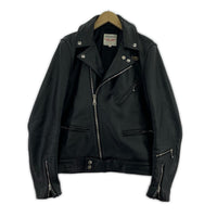 ライダースジャケット CYCLONE RIDERS JACKET REAL HIDE 38 ブラック