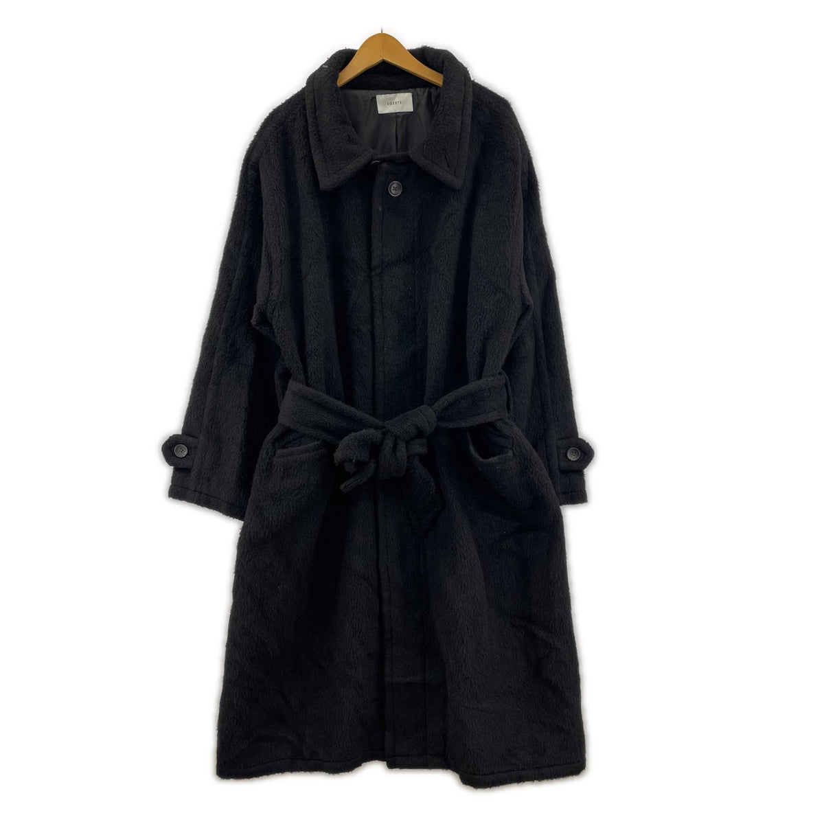 ジャケット SOERTE ﾛﾝｸﾞｺｰﾄ 1 BLK 1 ブラック