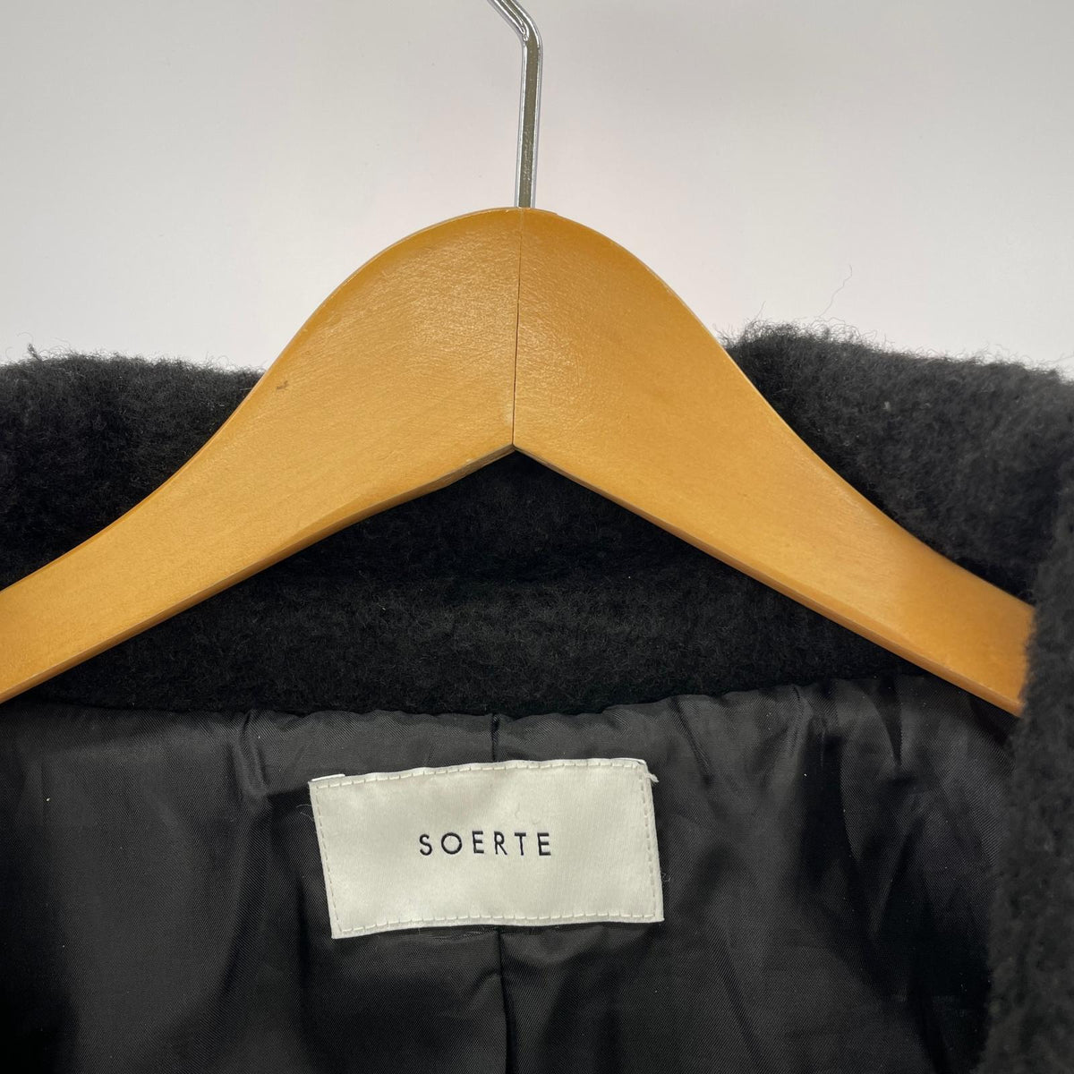 ジャケット SOERTE ﾛﾝｸﾞｺｰﾄ 1 BLK 1 ブラック