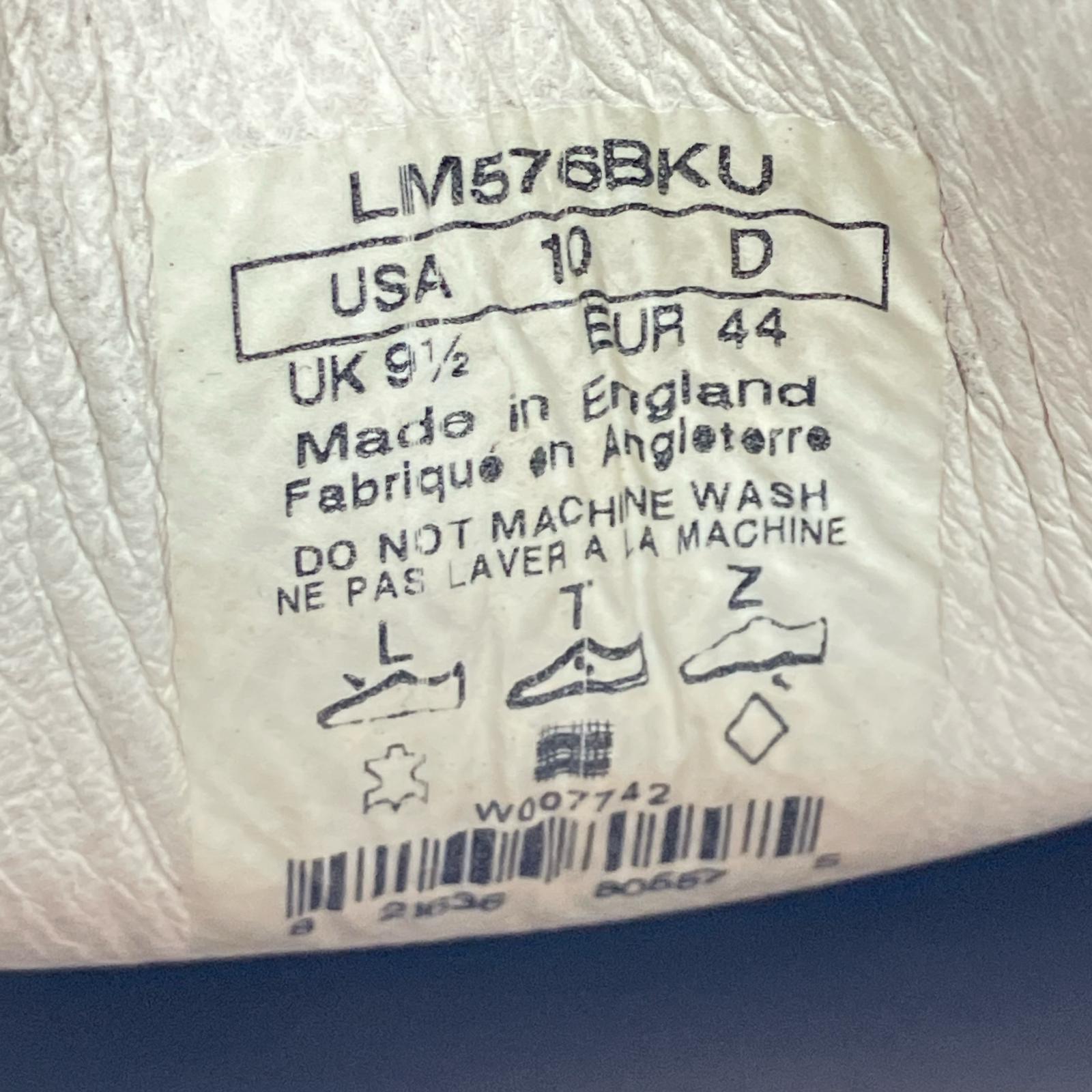 スニーカー LM576BKU ENGLAND製 27.5cm BLK 27.5cm (US9 1/2 UK9 EU45) ブラック