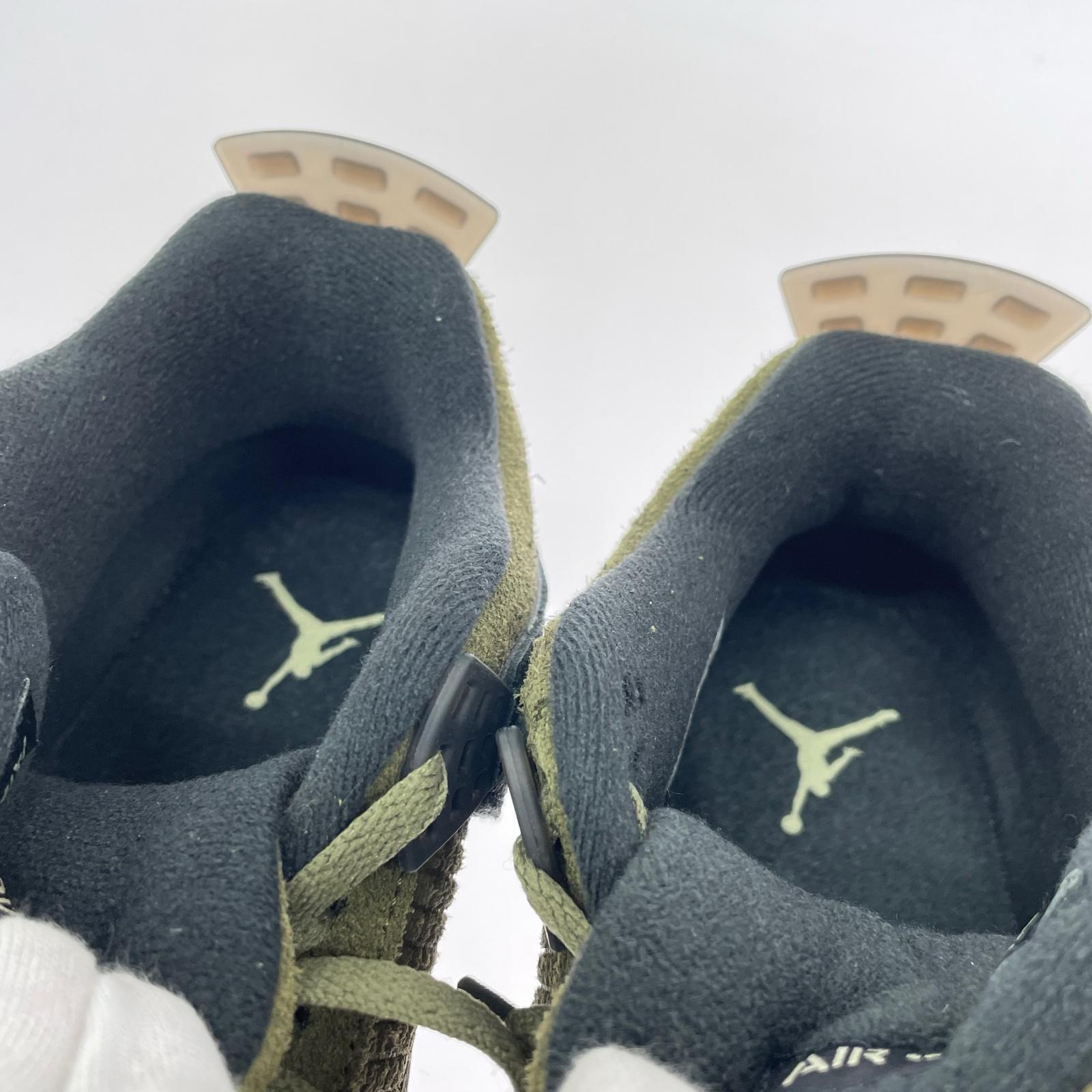 スニーカー AJ4 RETRO SE OLIVE 29cm (US11 UK10 1/2 EU48) カーキ