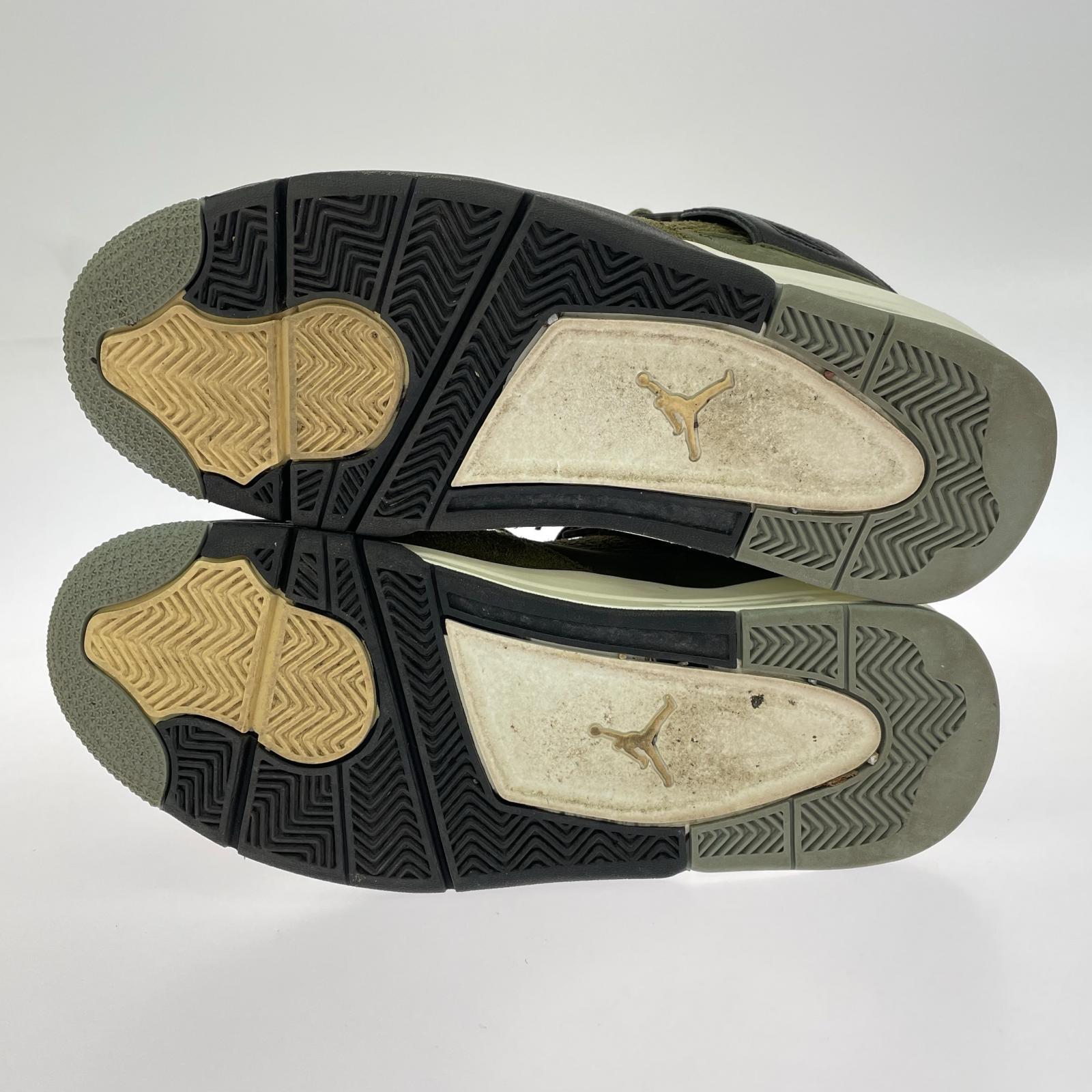 スニーカー AJ4 RETRO SE OLIVE 29cm (US11 UK10 1/2 EU48) カーキ