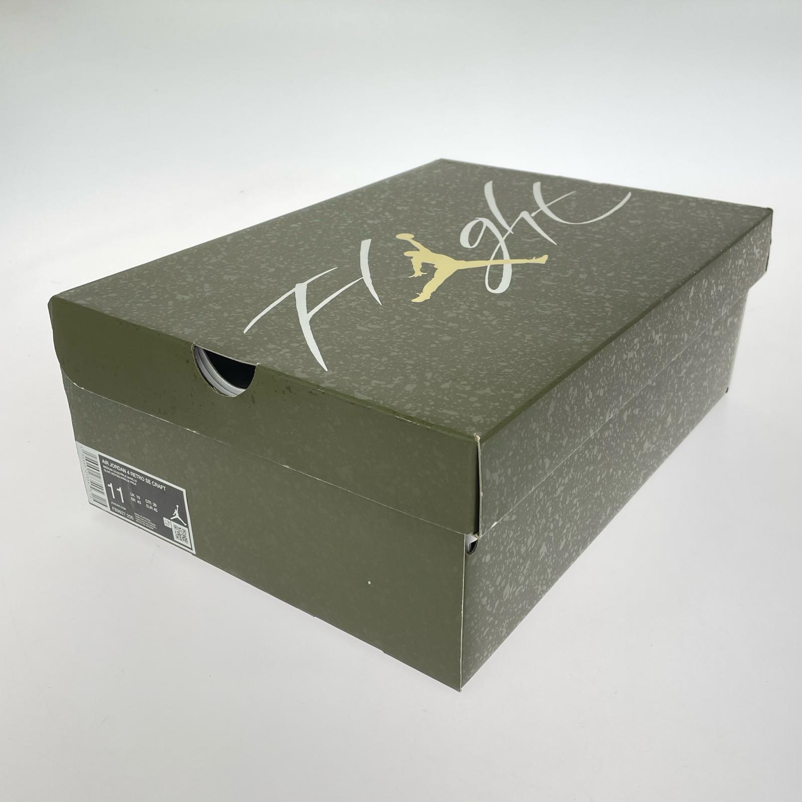 スニーカー AJ4 RETRO SE OLIVE 29cm (US11 UK10 1/2 EU48) カーキ