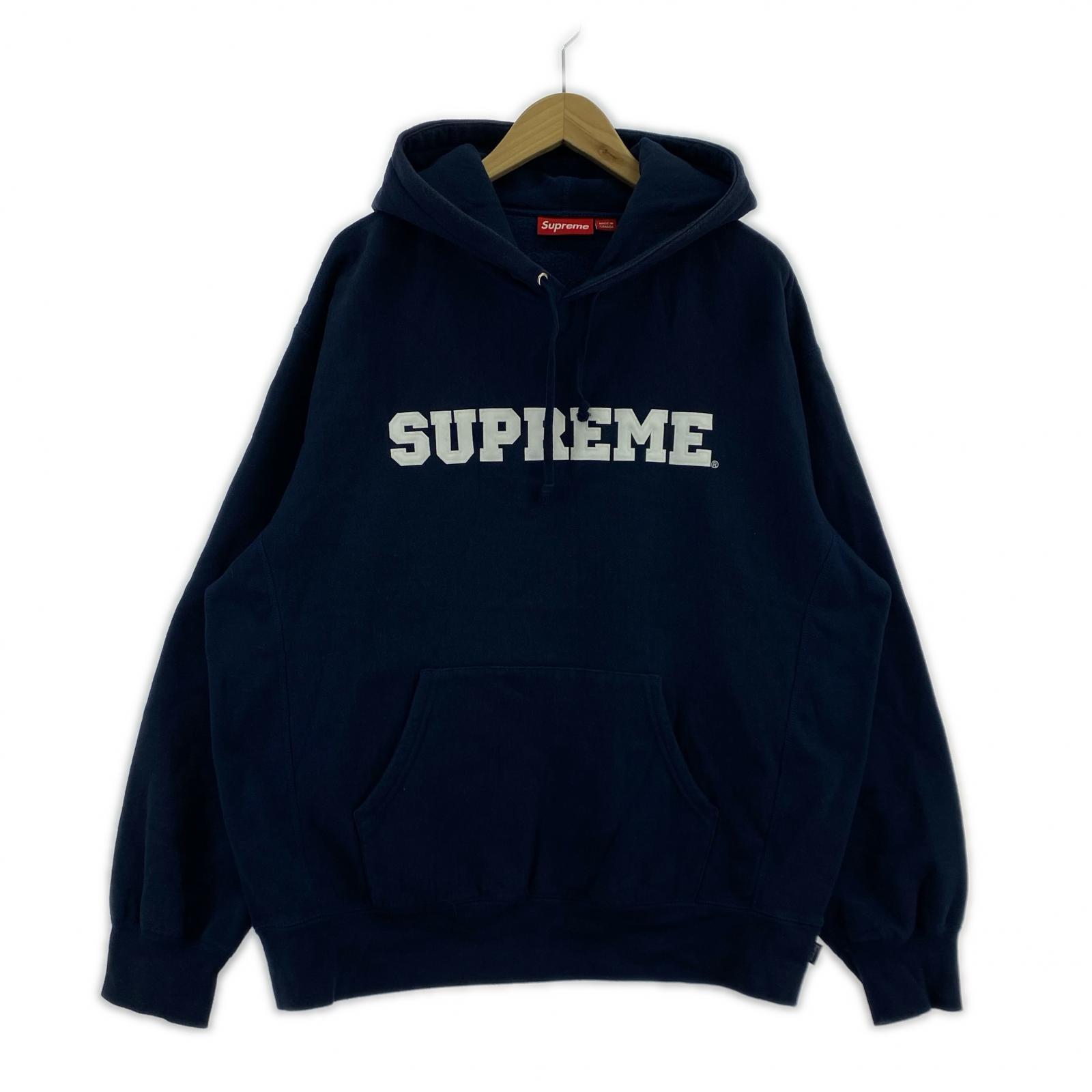 パーカー 24SS Collegiate Hooded Sweatshirt L ネイビー