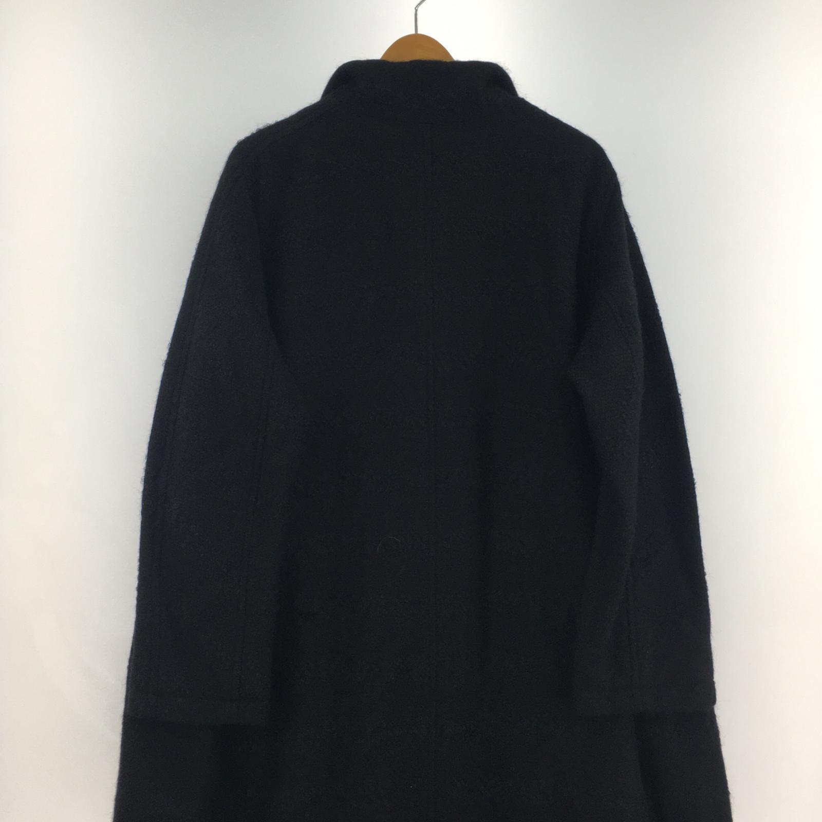 ジャケット SUSURI 23AW アルパカ ウール ブレンドトゥーループコート 1 ブラック