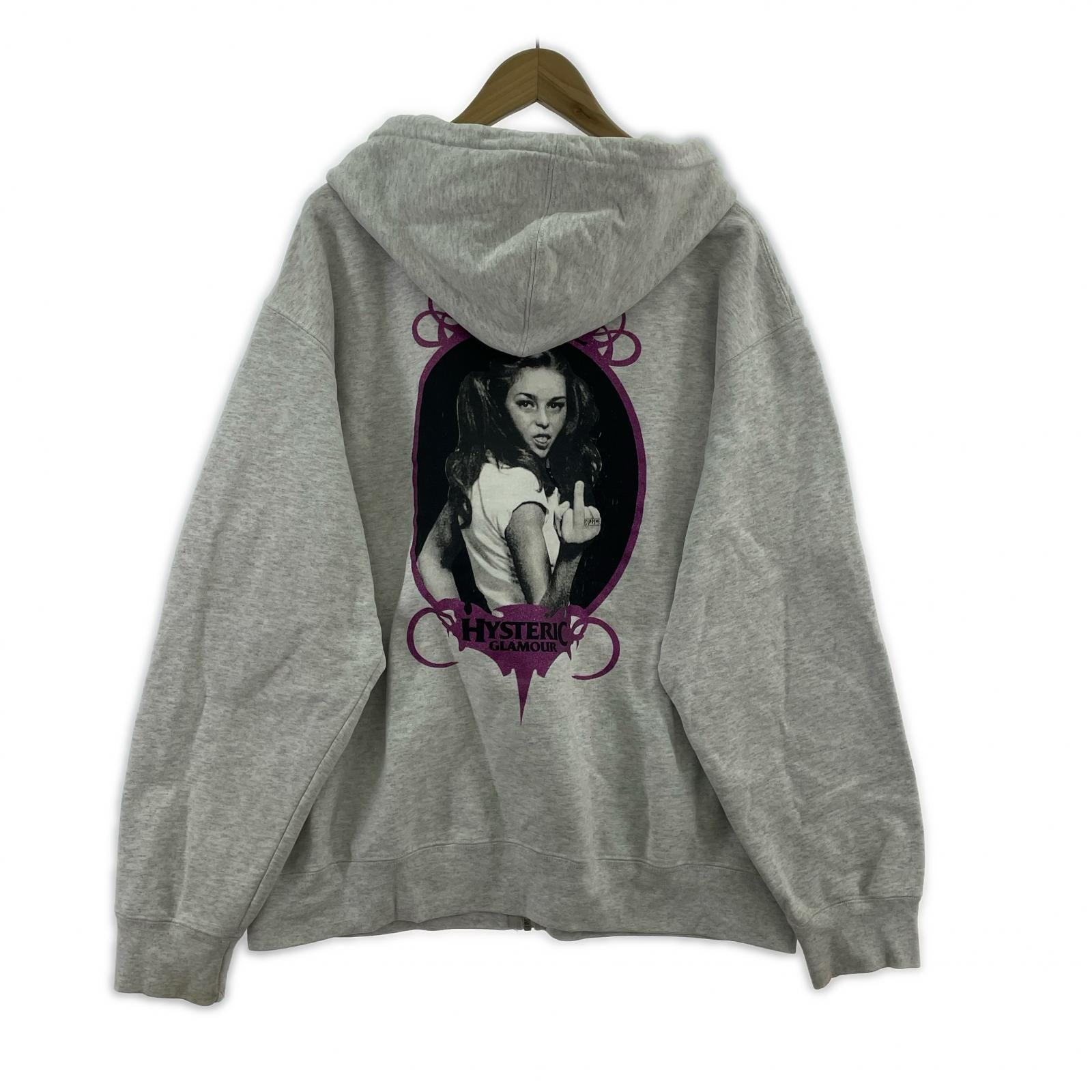 パーカー Supreme×HYSTERIC GLAMOUR 21SS Zip Up Hooded Sweatshirt Ash Grey L L グレー