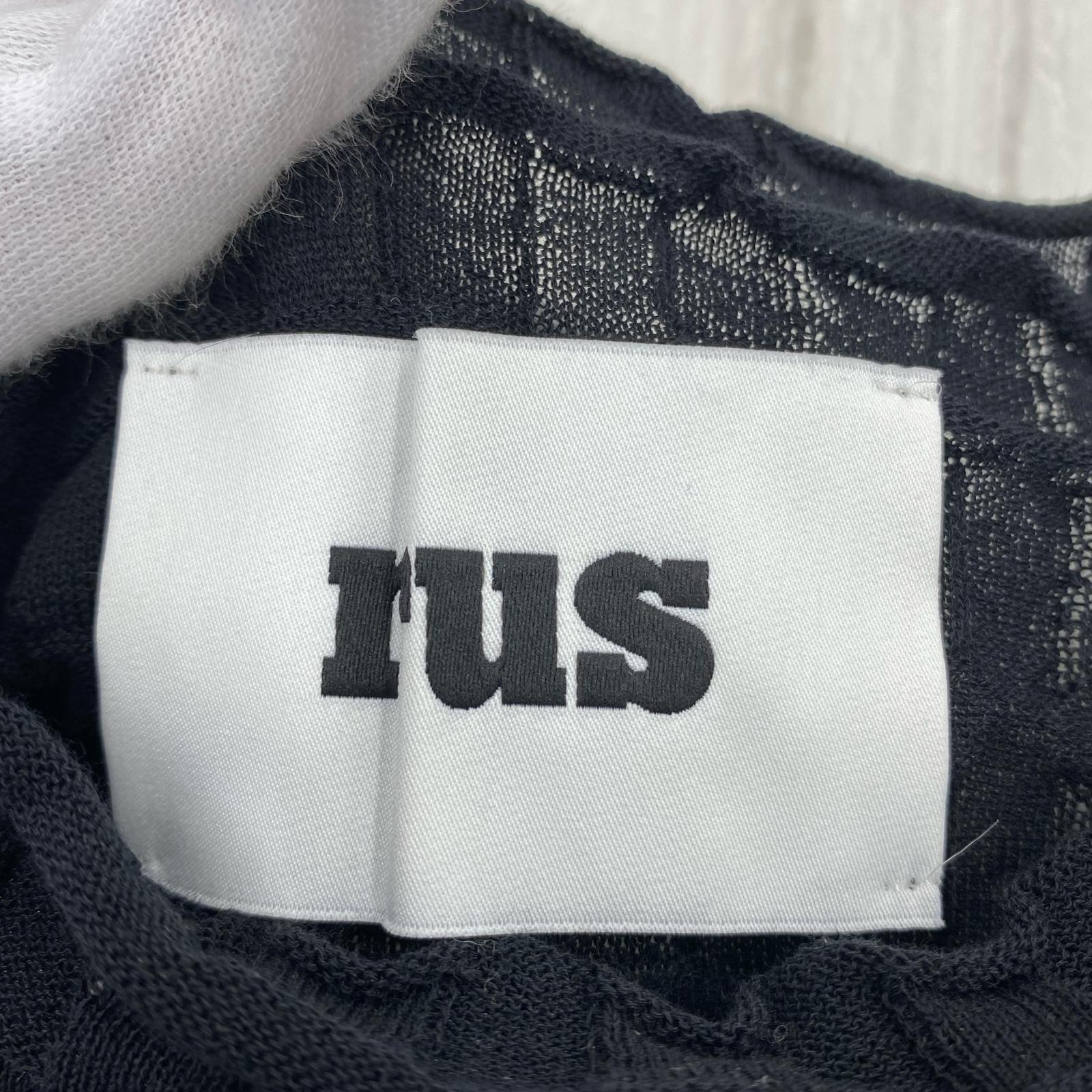 長袖Ｔシャツ rus Hagu sweater blk S ブラック