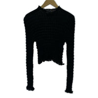 長袖Ｔシャツ rus Hagu sweater blk S ブラック