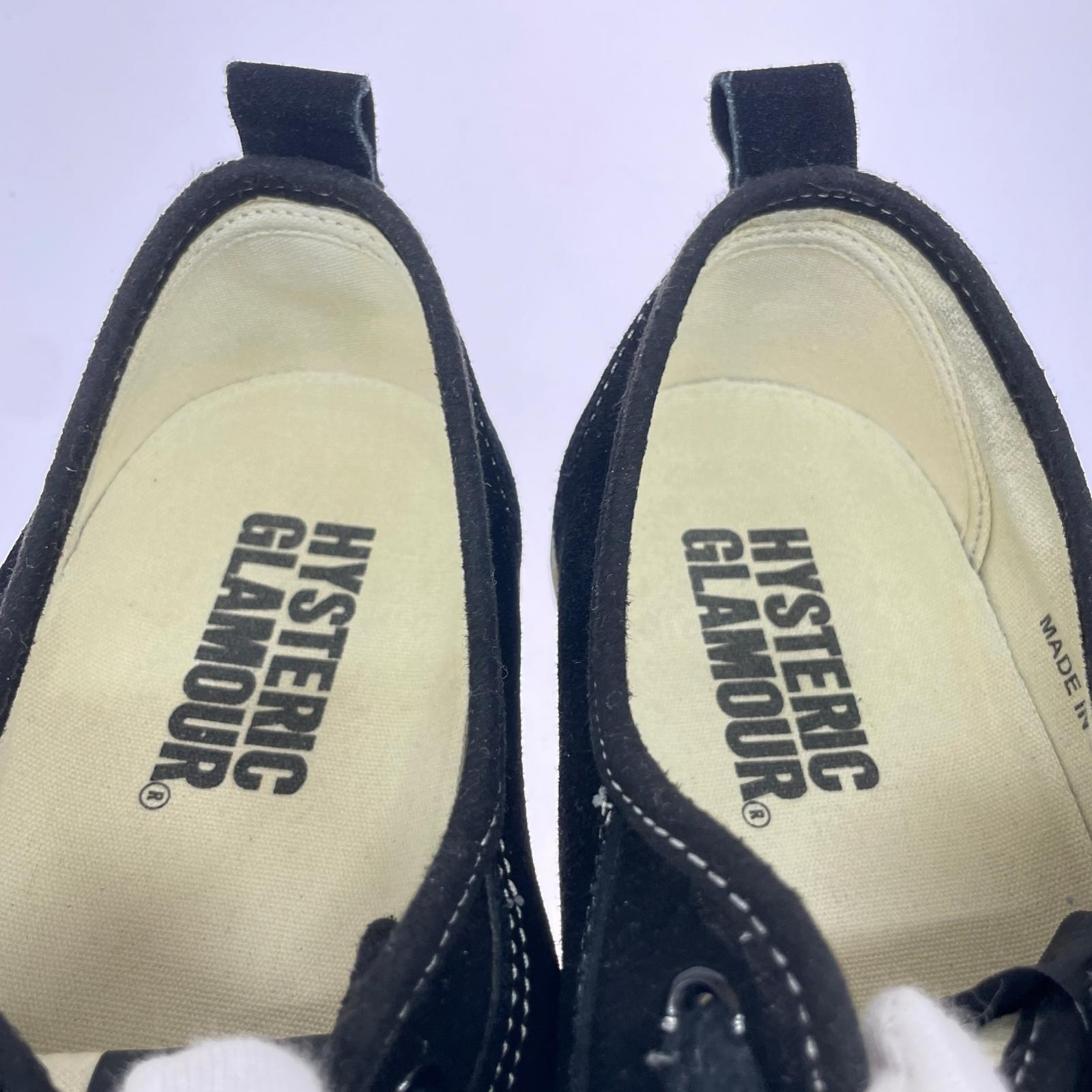 シューズ スエード ローカットスニーカー BLK 27cm (US9 UK8 1/2 EU44) ブラック
