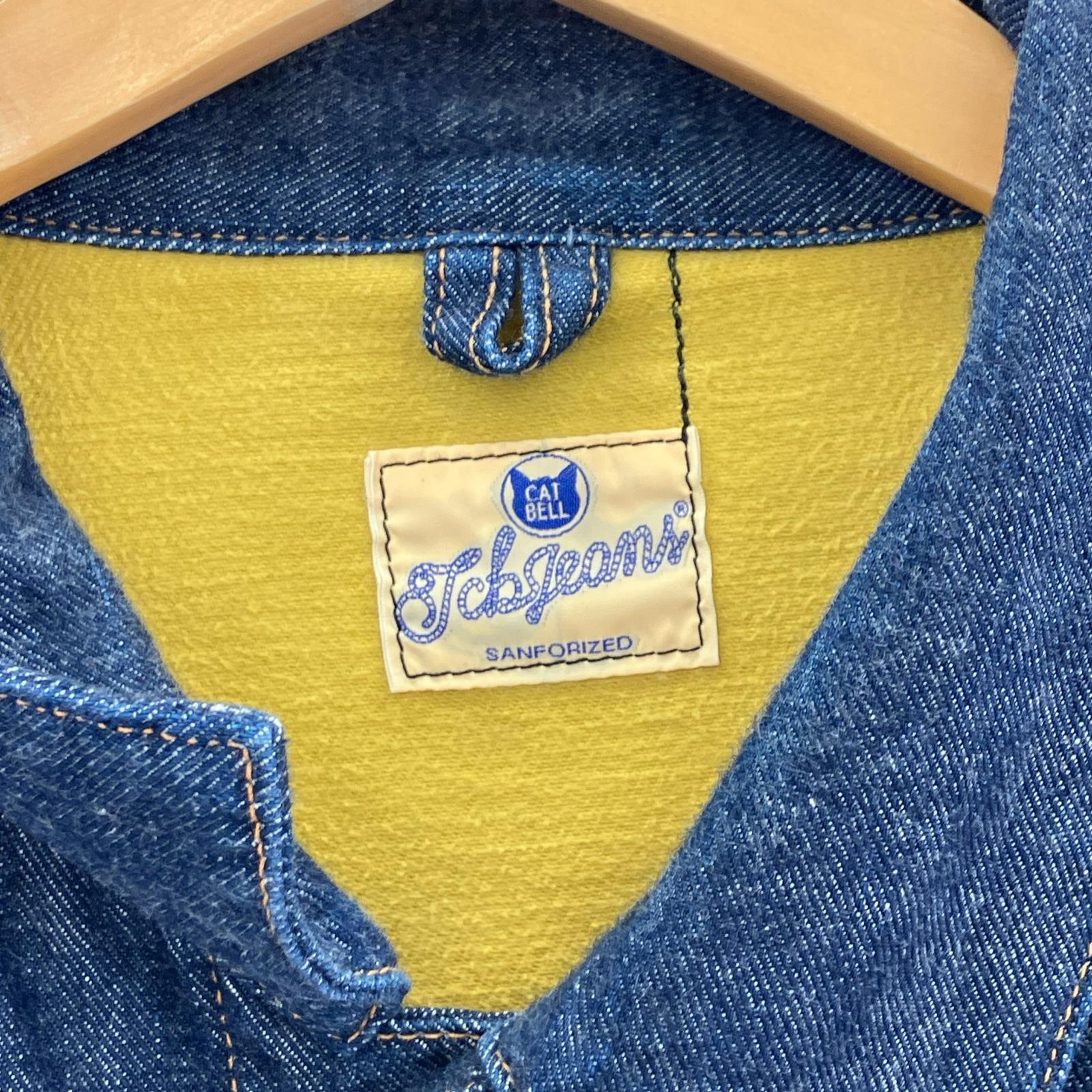 デニムジャケット TCB JEANS Hard Working Cat Hero Jacket ブルー