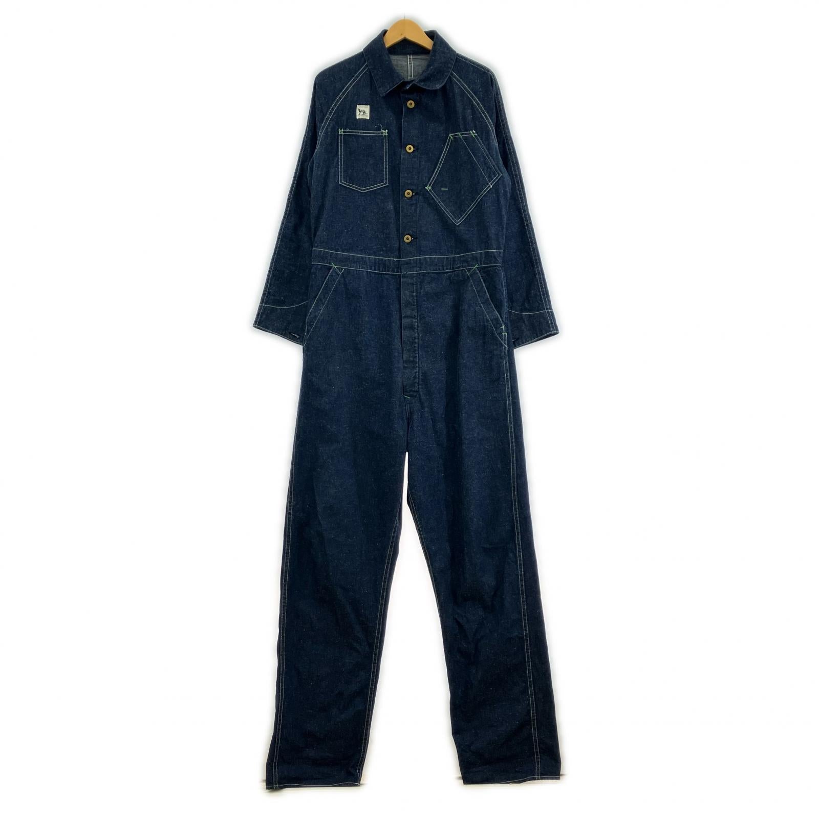 オーバーオール TCB JEANS Balck Cat Crew Suit (28) ブルー