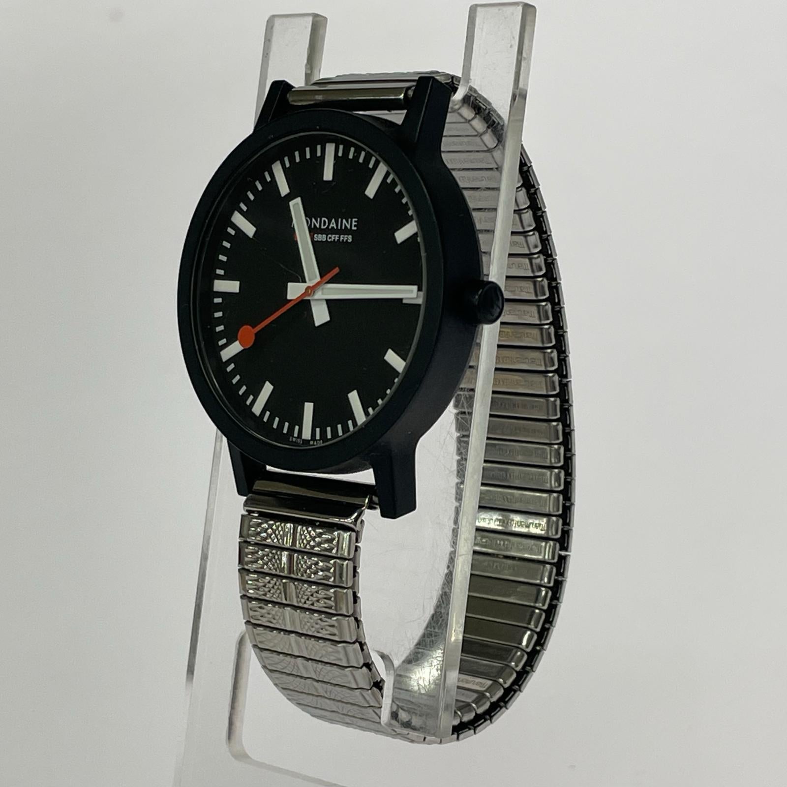 腕時計 MONDAINE MS1.41120.RB 黒 QZ