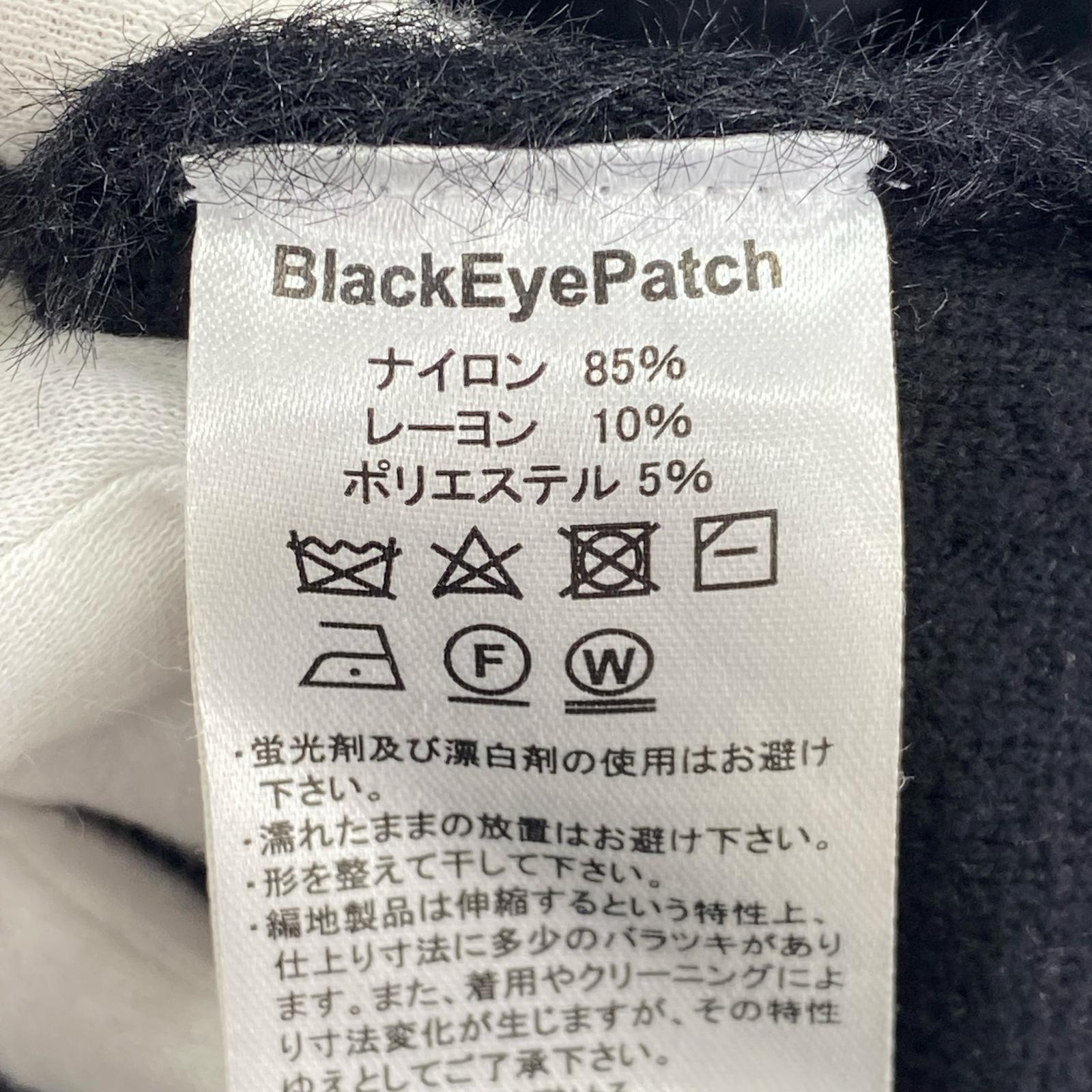 カーディガン OG LABEL SHAGGY CARDIGAN BLACK ブラック