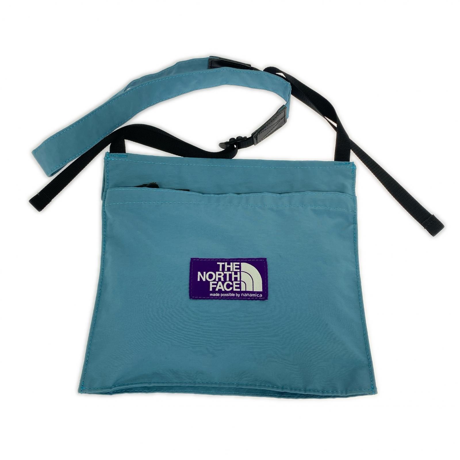 ショルダーバッグ THE NORTH FACE PURPLE LABEL ×nanamica フィールドショルダースモールバッグ 水色 ブルー