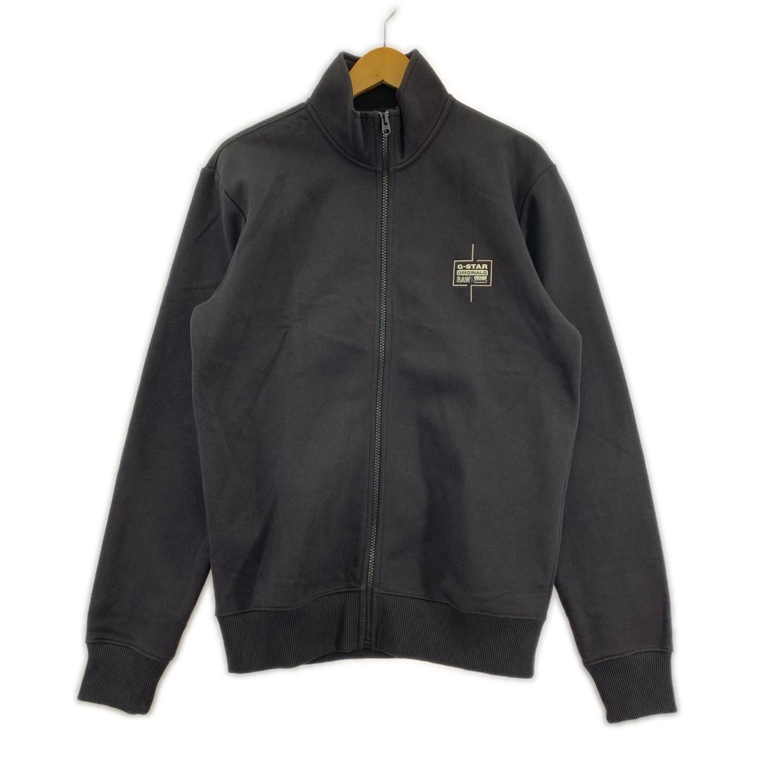 ブルゾン LOGO ZIP THRU SWEAT/BLK S ブラック