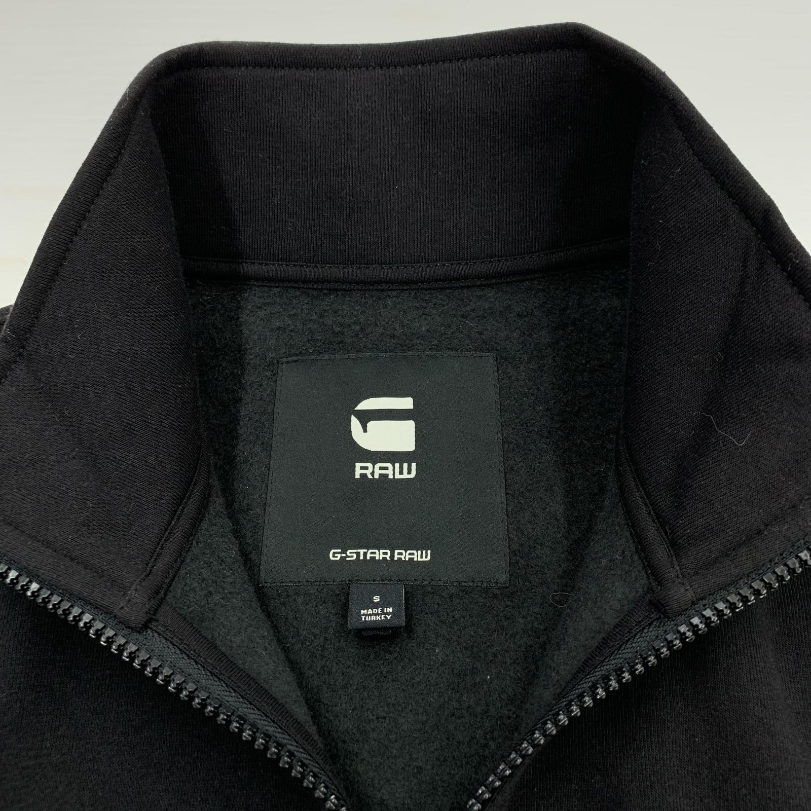 ブルゾン LOGO ZIP THRU SWEAT/BLK S ブラック