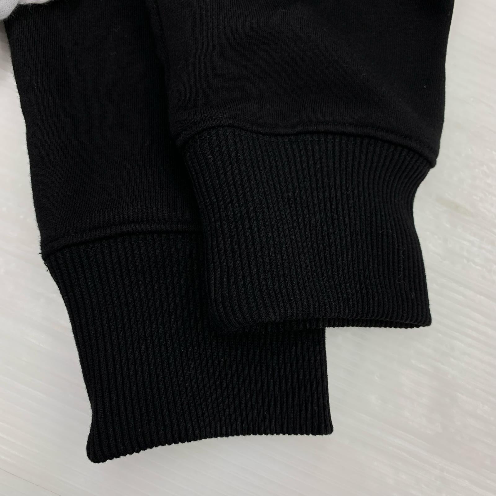 ブルゾン LOGO ZIP THRU SWEAT/BLK S ブラック