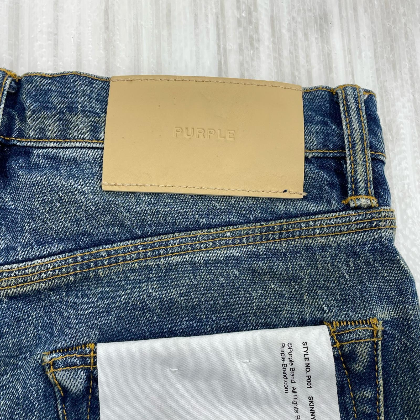 デニムパンツ LOW RISE SKINNY JEAN P001 28 ブルー
