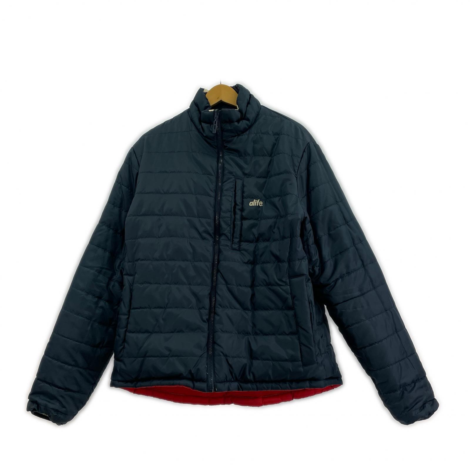 ダウンジャケット ALIFE リバーシブル星条旗 S