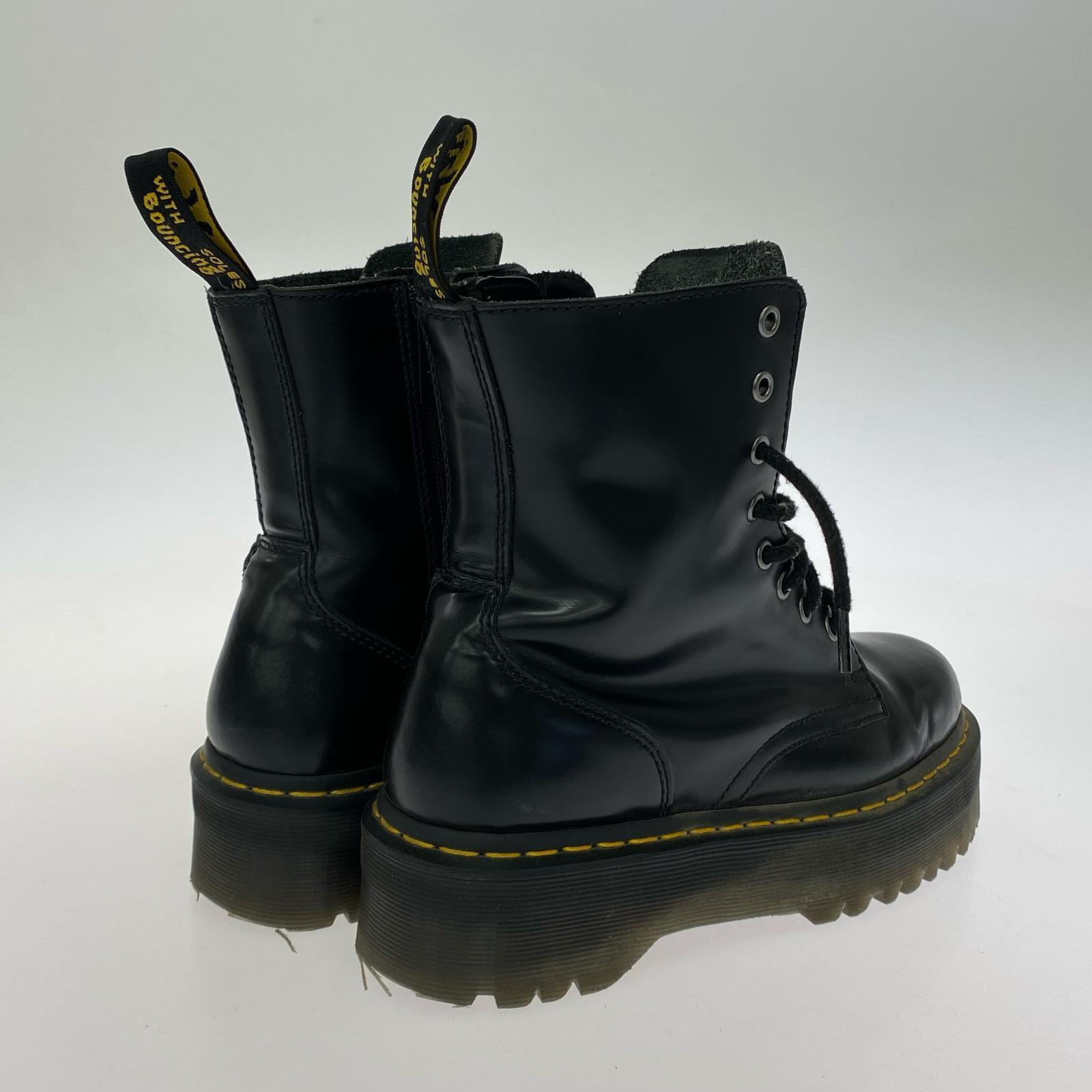 ブーツ jadon 8ホール サイドジップ 25.5cm (US7 1/2 UK7 EU41) ブラック