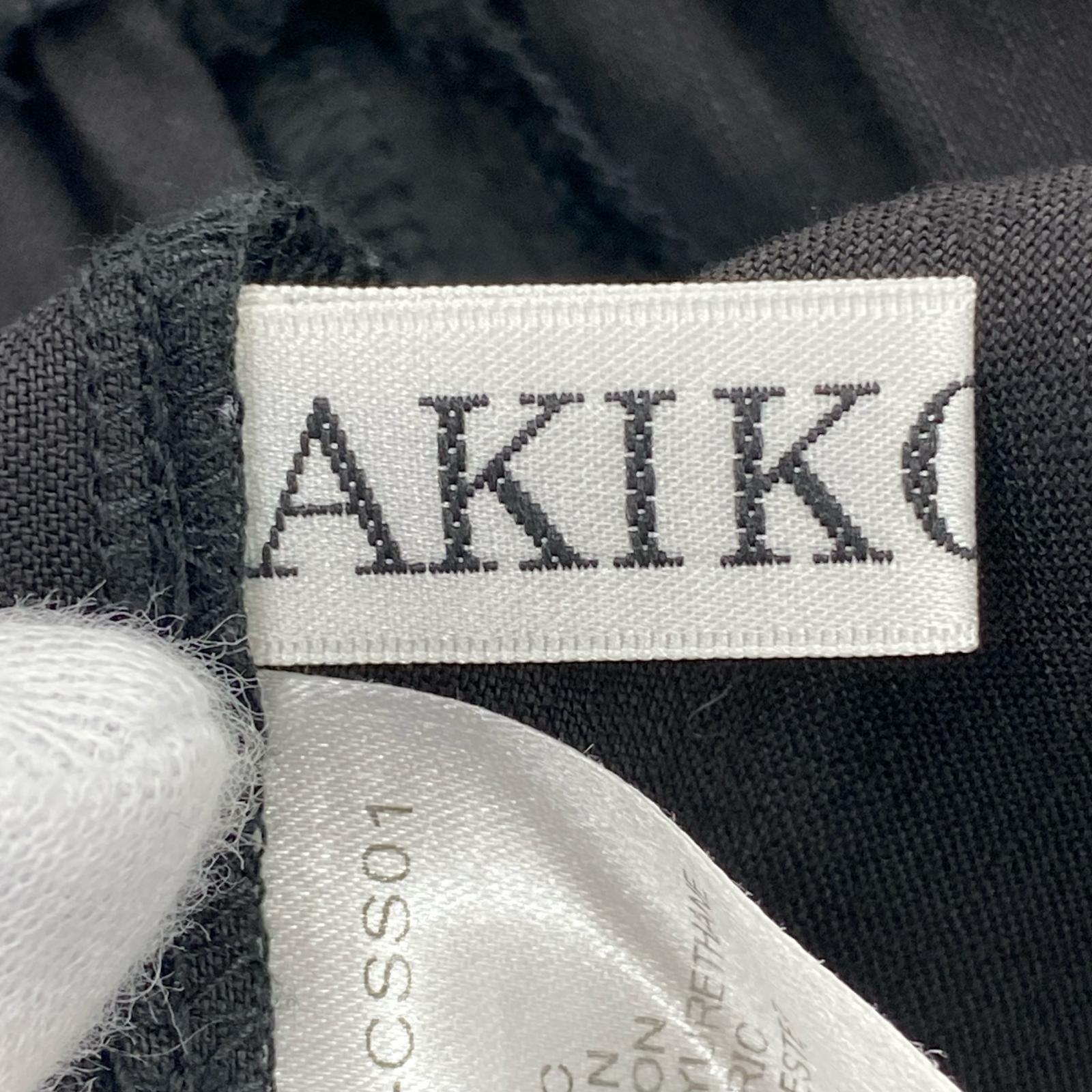 スカート AKIKOAOKI ニットドッキングスカート Ｆ ブラック フリー ブラック