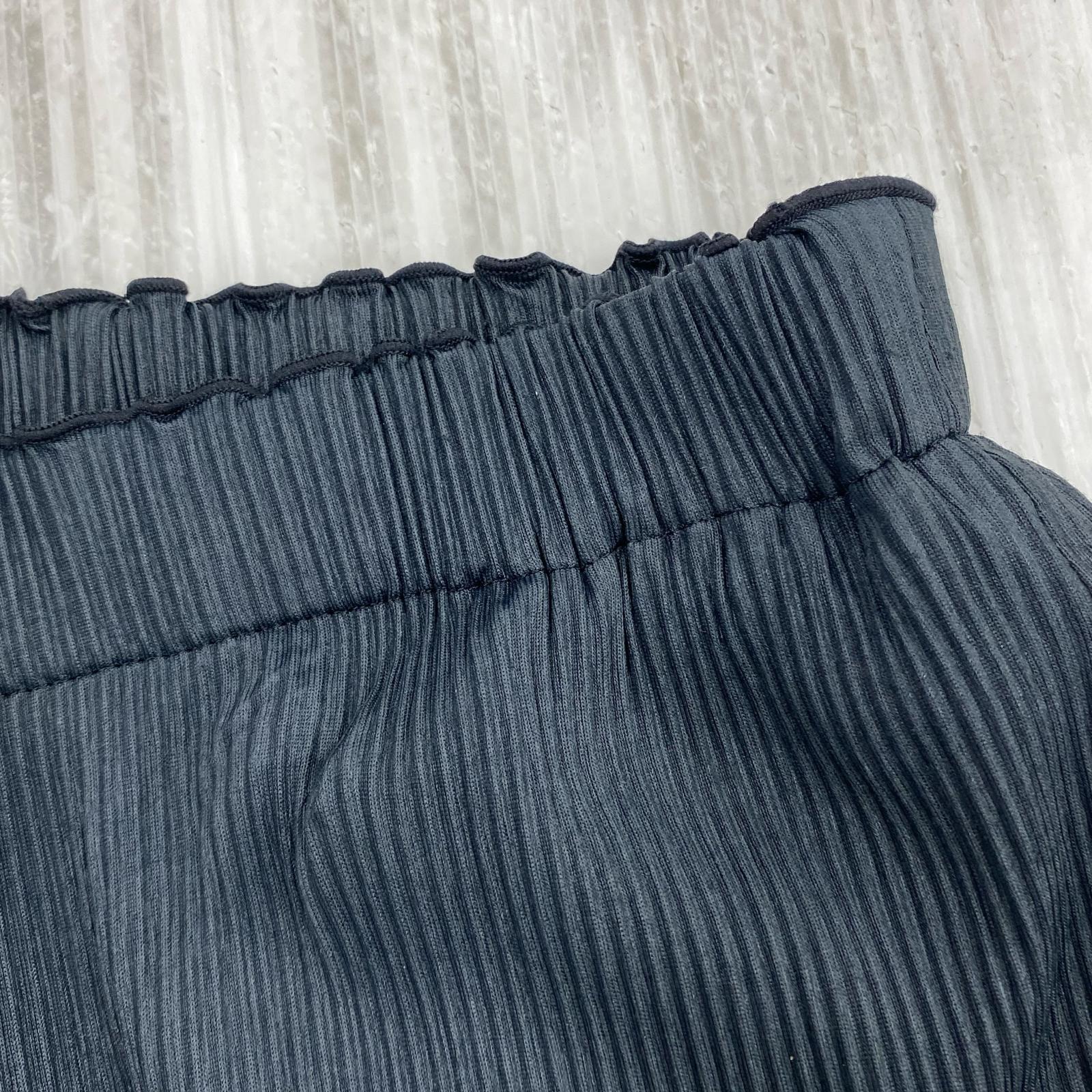 パンツ TODO プリーツパンツ ブラック ブラック