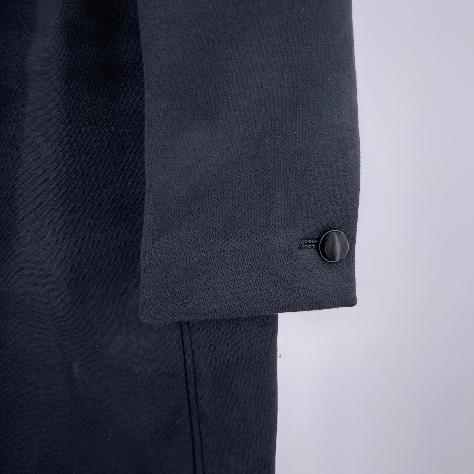その他アウター 17ss ロングチェスターコート ブラック