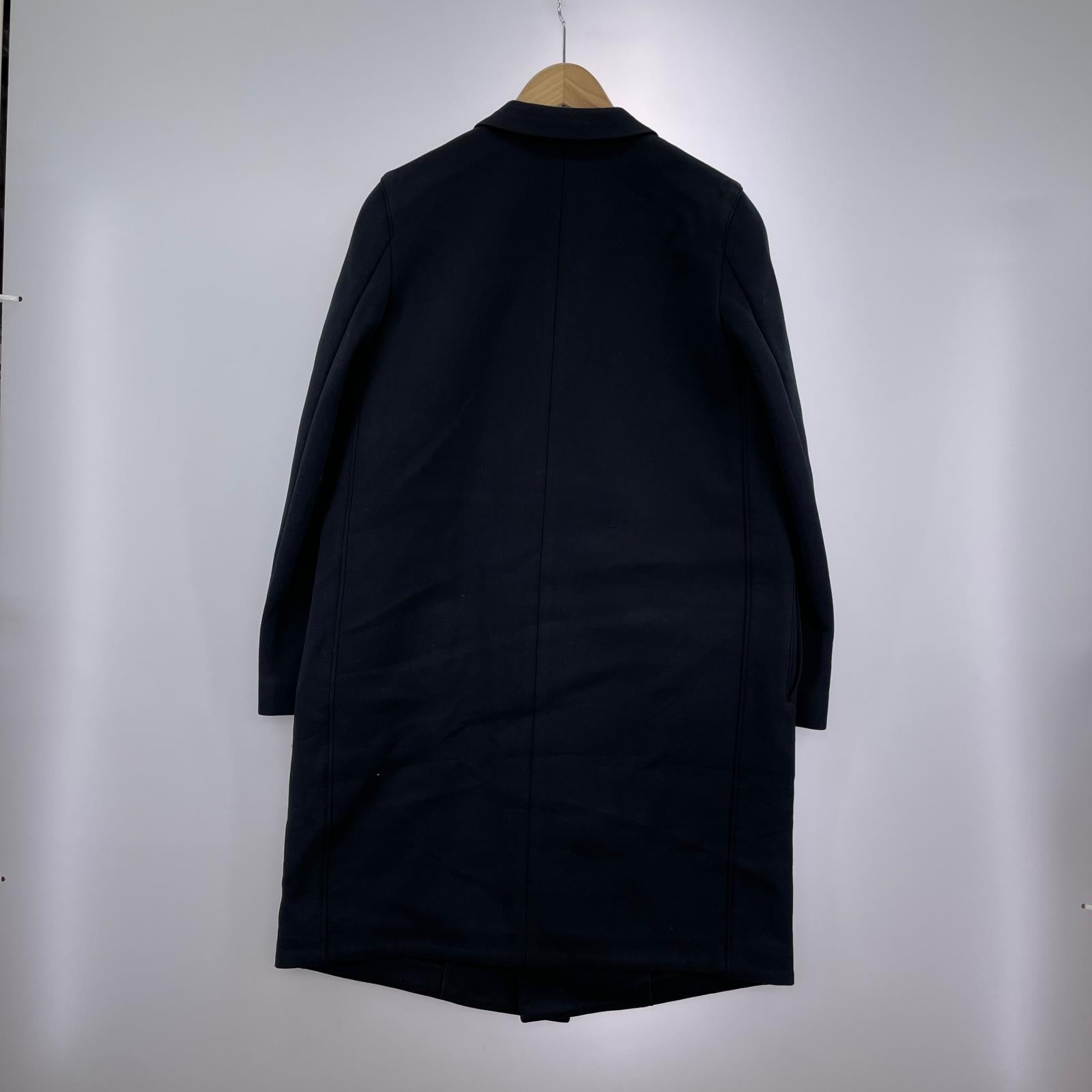 その他アウター 17ss ロングチェスターコート ブラック
