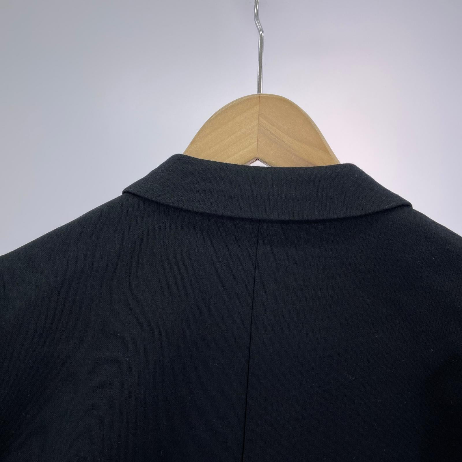 その他アウター 17ss ロングチェスターコート ブラック