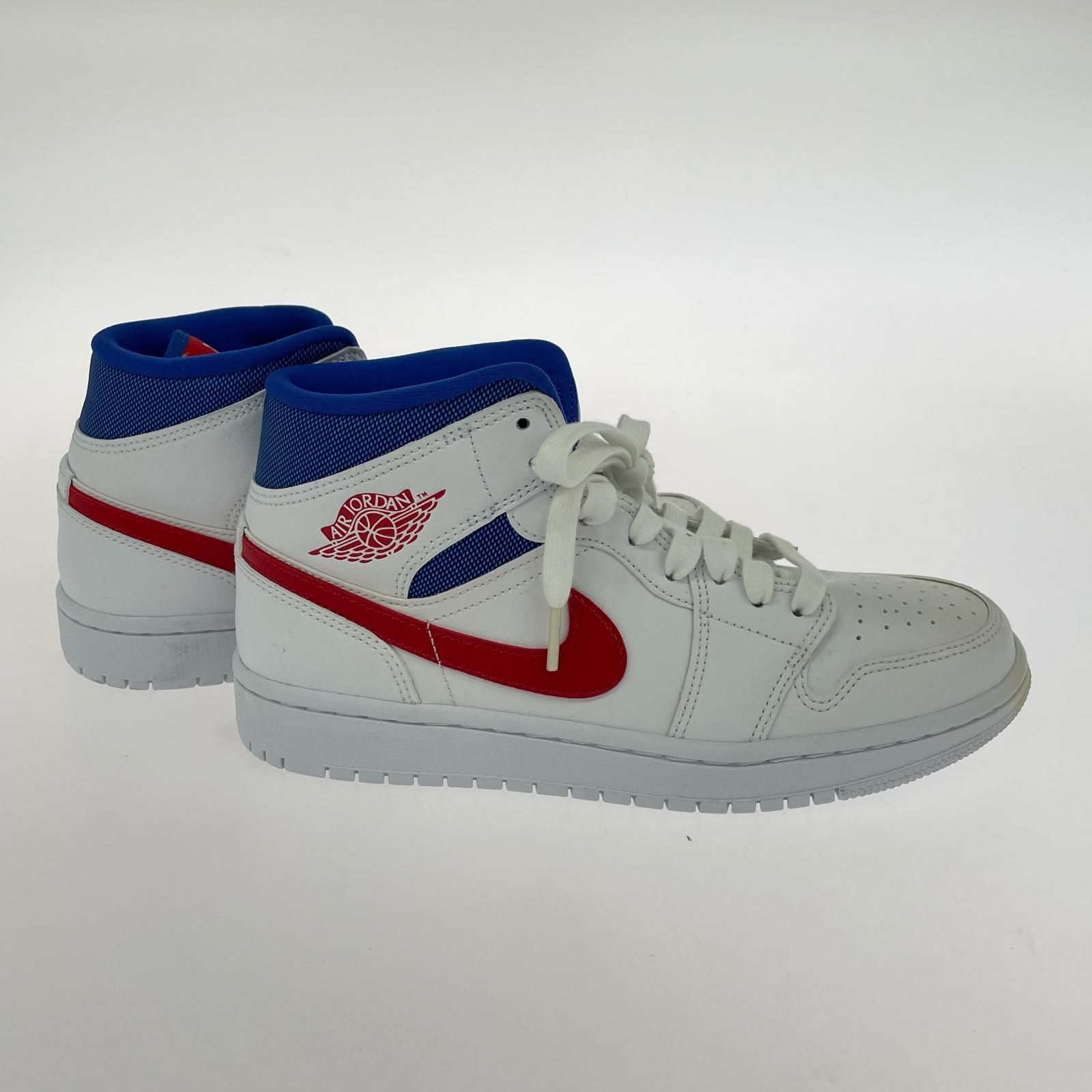 スニーカー WMNS AIR JORDAN 1 MID 25.0cm 25cm (US7 UK6 1/2 EU40) ホワイト