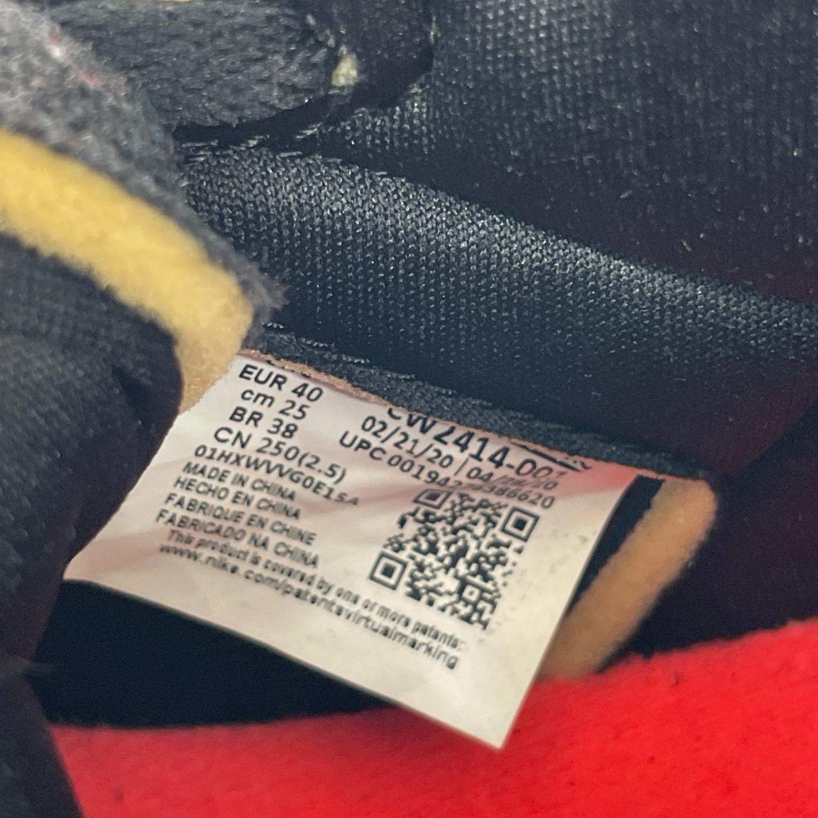 スニーカー Air Jordan 1 High Zoom Crater 25.0cm 25cm (US7 UK6 1/2 EU40) ブラック