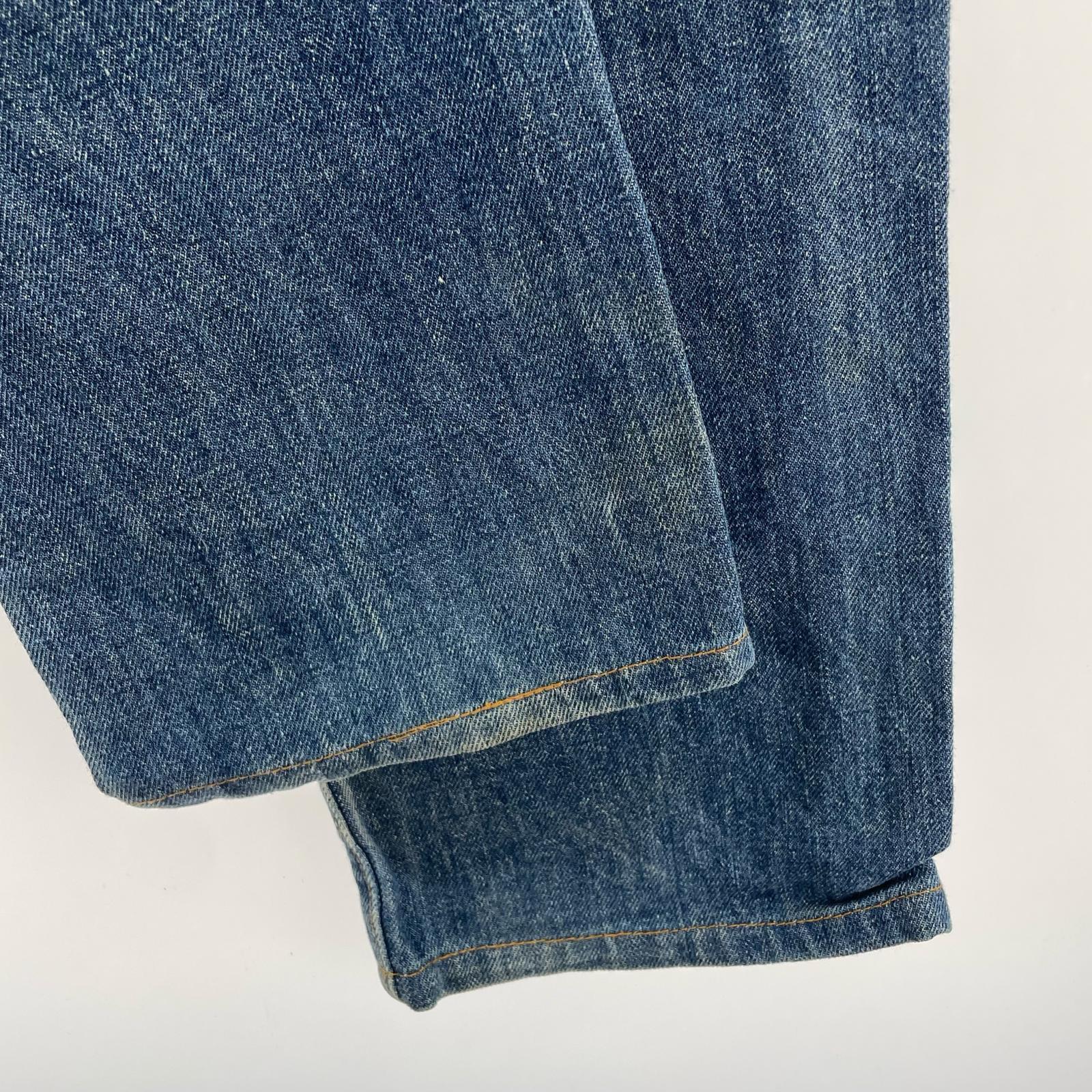 デニムパンツ 79年製 66後期 42TALON W30 L36 ブルー