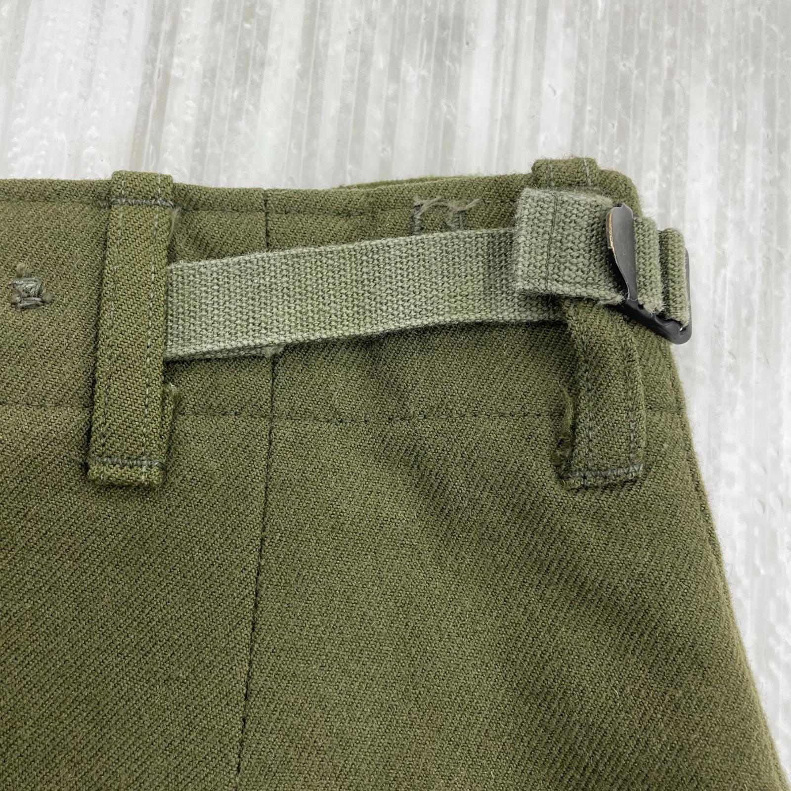 パンツ 50s/TROUSERS FIELD WOOL/W26 グリーン