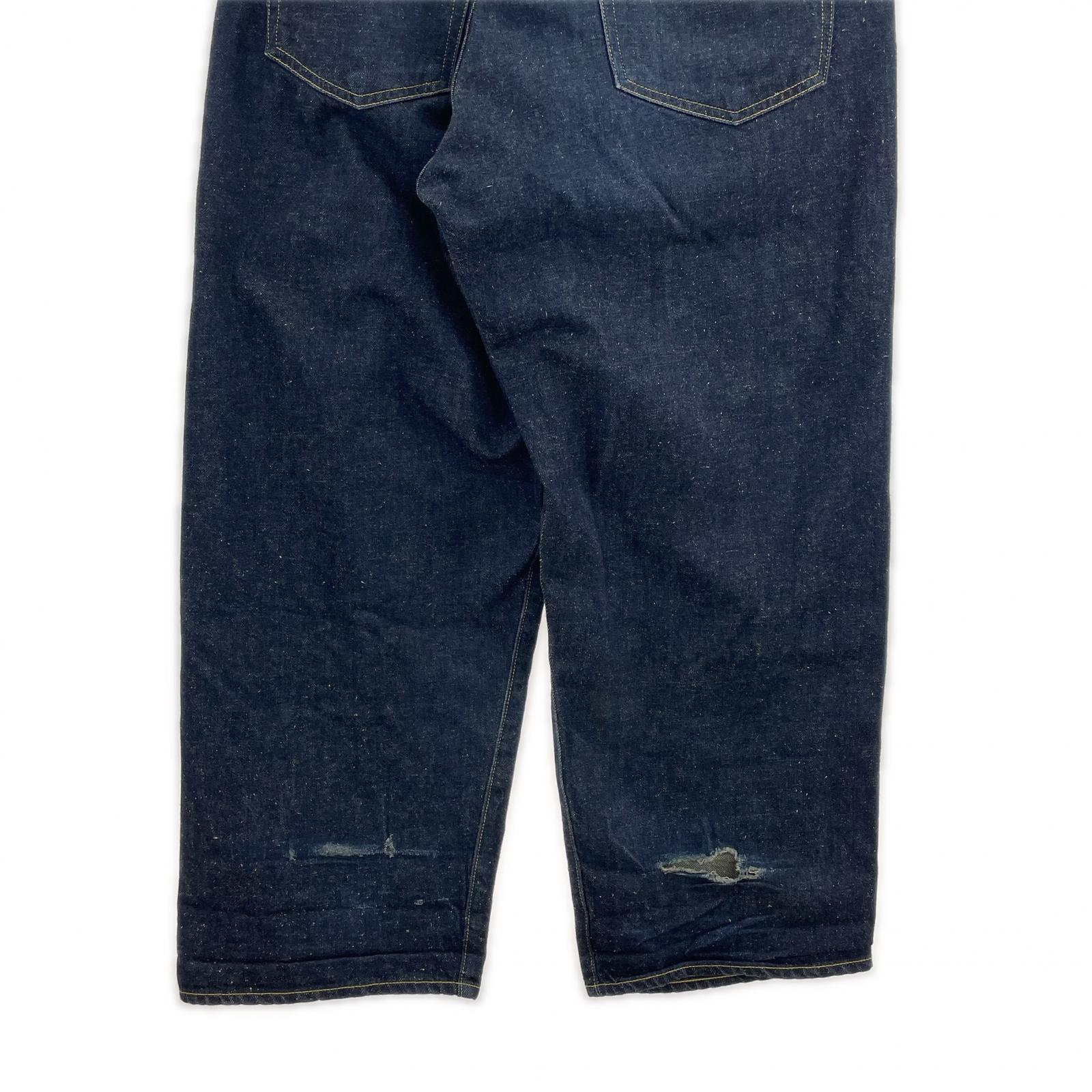 デニムパンツ TRADE MARK GOLD ネイビー