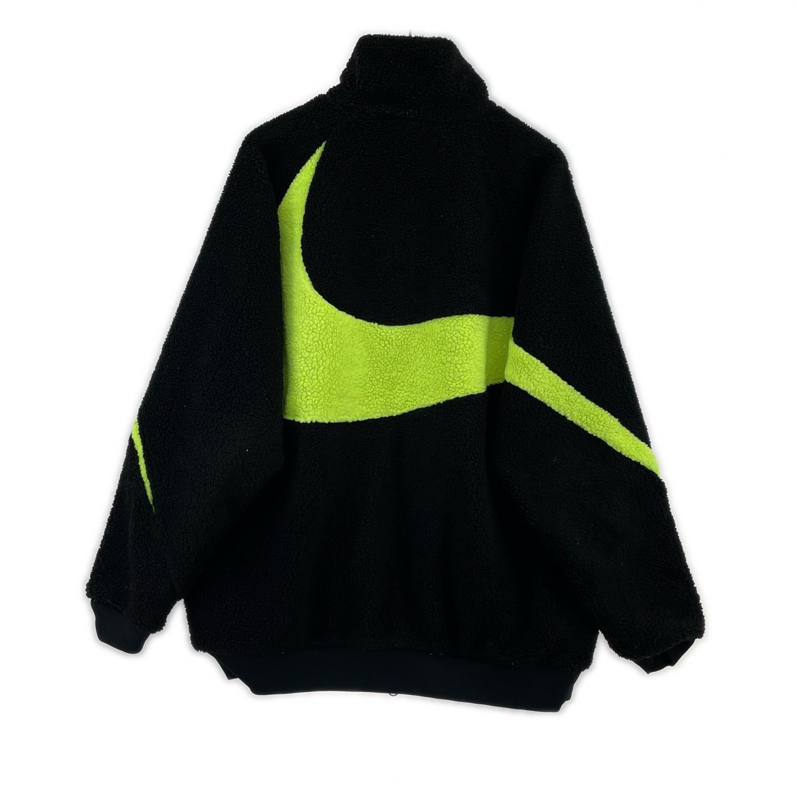 ジャケット BIG SWOOSH REVERSIBLE BOA FLEECE ブラック