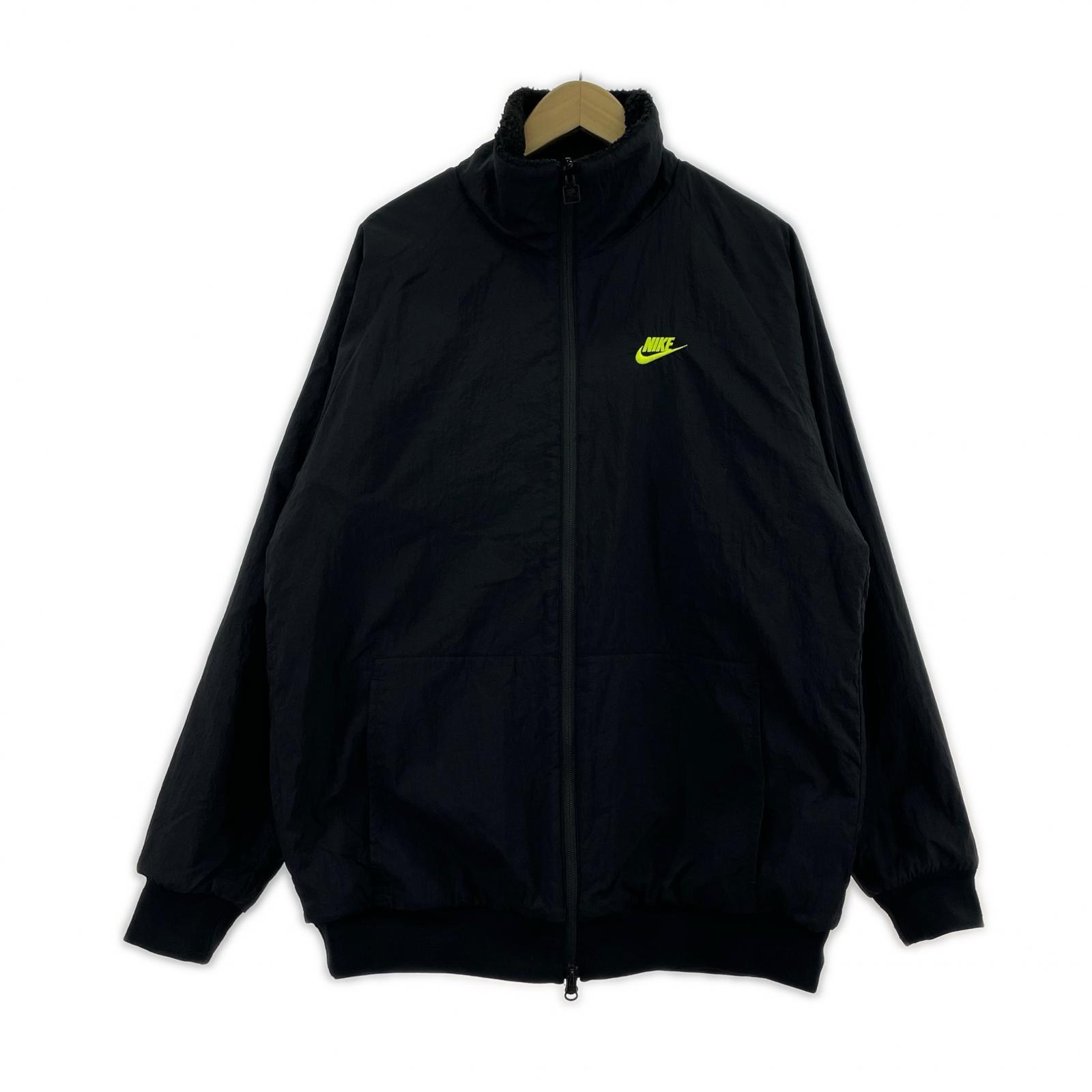 ジャケット BIG SWOOSH REVERSIBLE BOA FLEECE ブラック