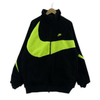 ジャケット BIG SWOOSH REVERSIBLE BOA FLEECE ブラック