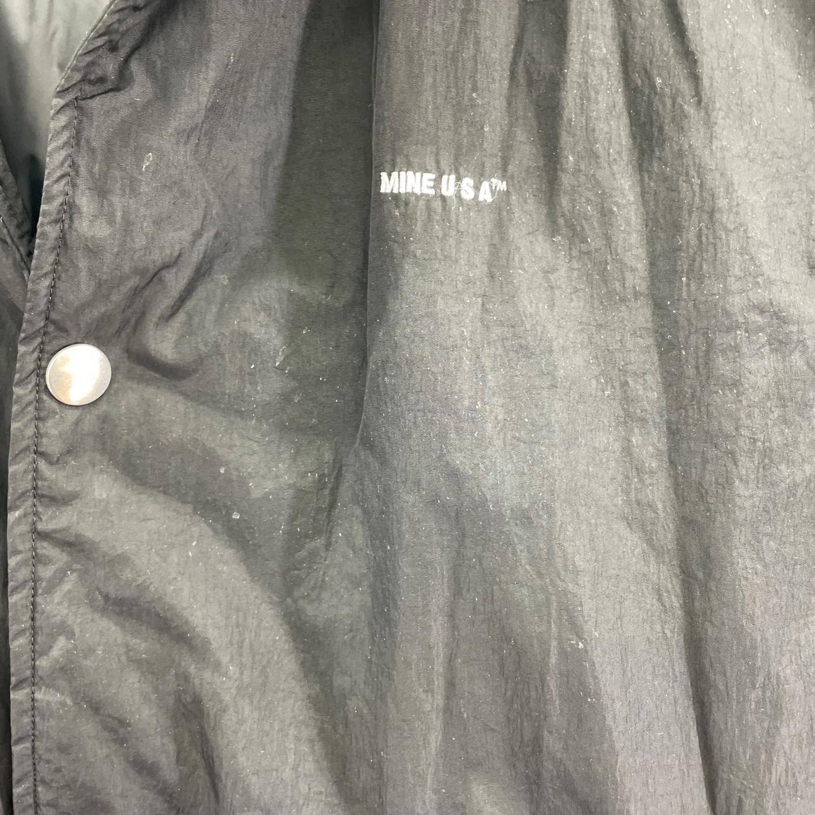 ダウンジャケット MINE USA×TAION/DOWN COACHS JACKET 3 ブラック