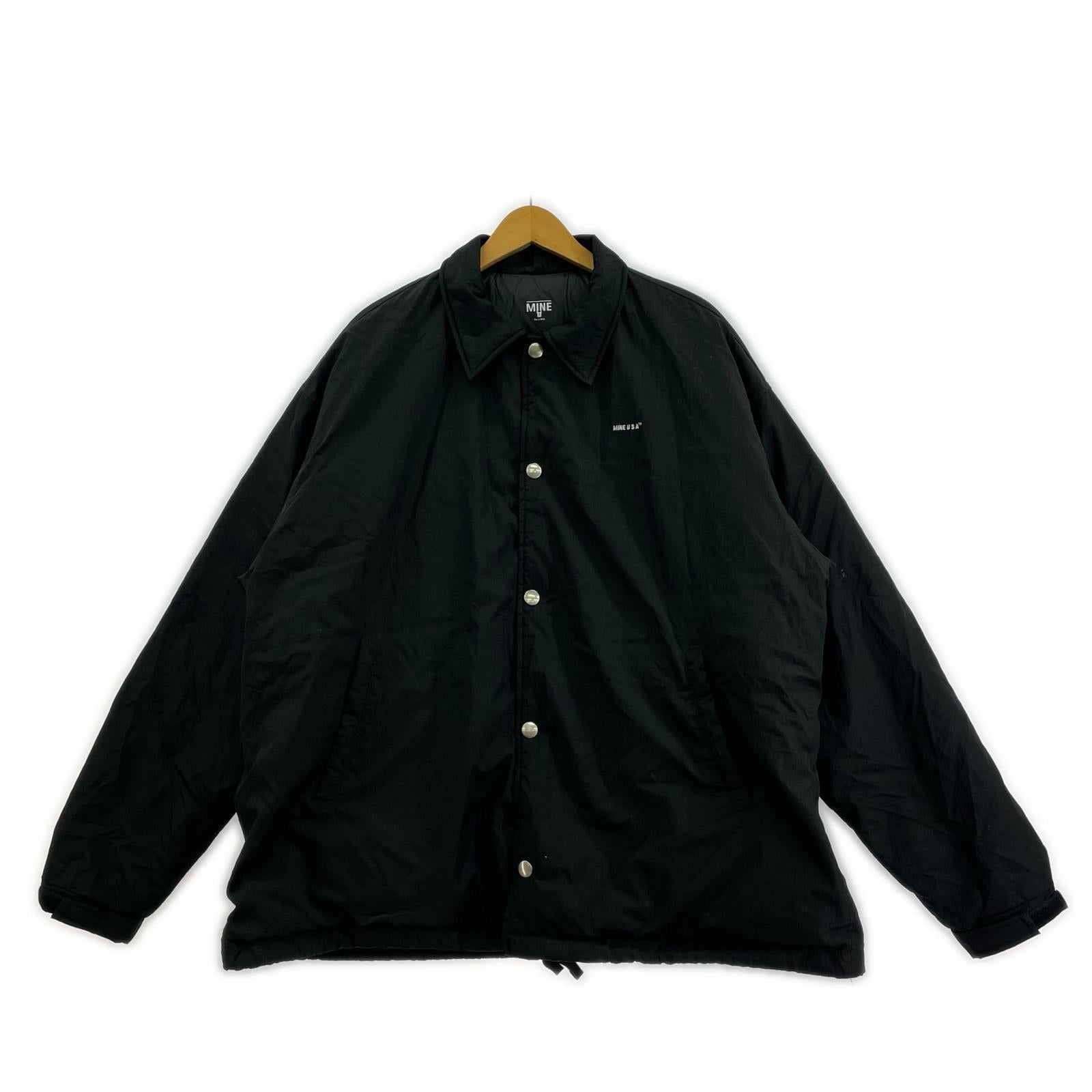 ダウンジャケット MINE USA×TAION/DOWN COACHS JACKET 3 ブラック
