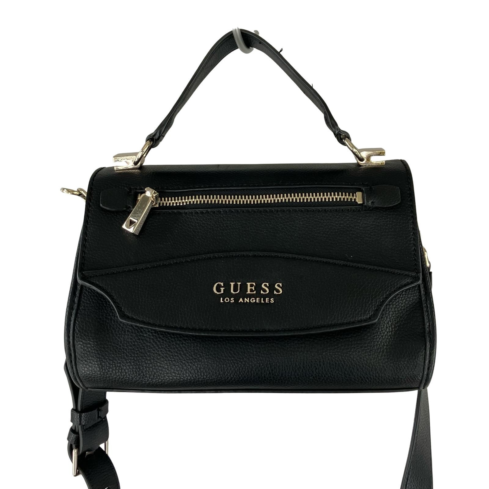 ボディバッグ GUESS　LIAS Top Handle Flap ブラック