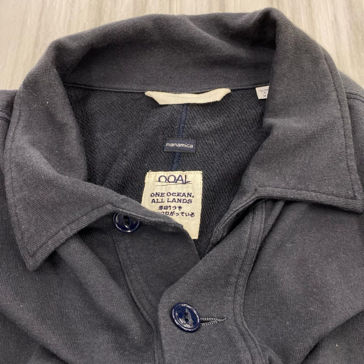 ジャケット nanamica sweat jacket SUHF288 黒 (XL) ブラック