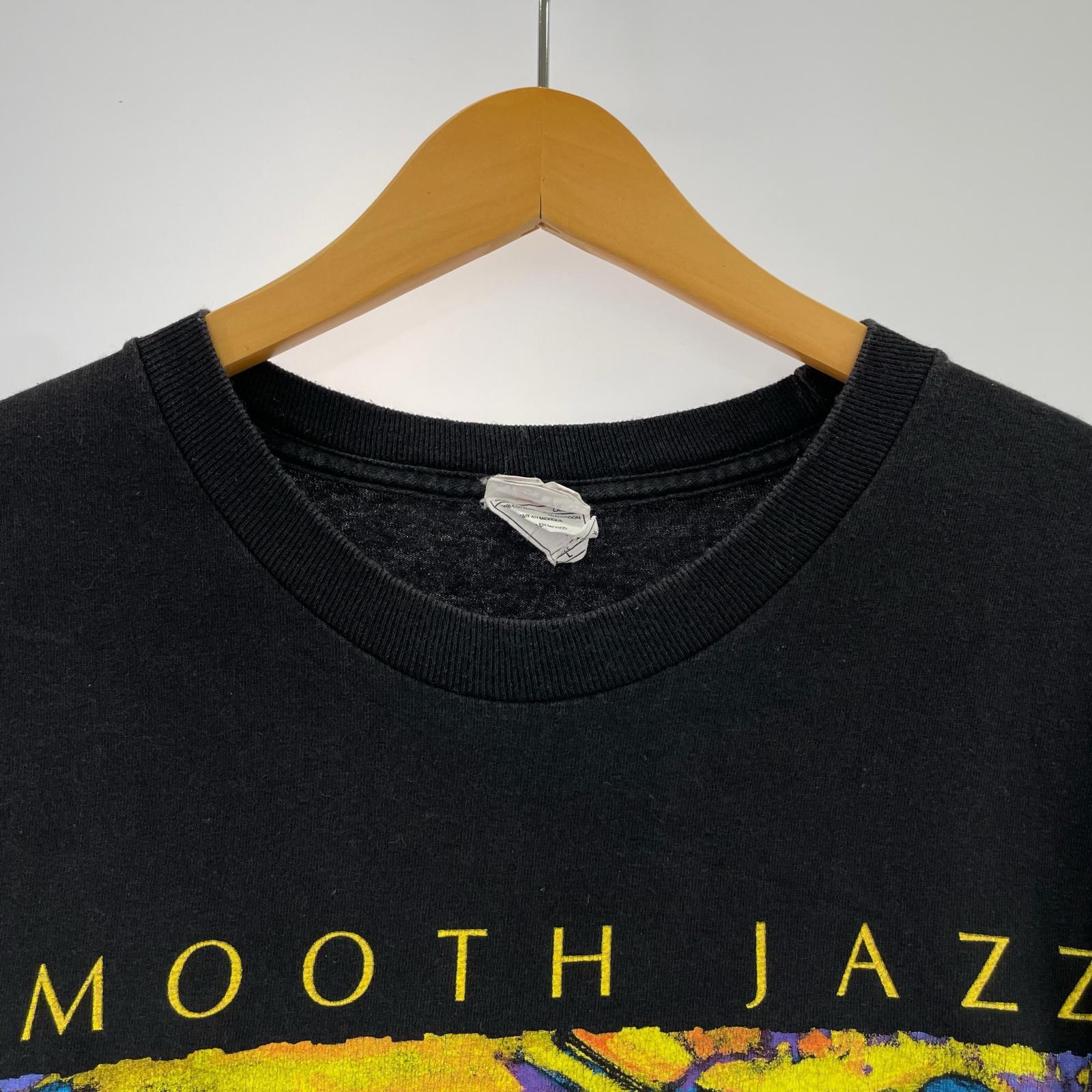 半袖Ｔシャツ 90s SMOOTH JAZZ プリントTee L ブラック L ブラック