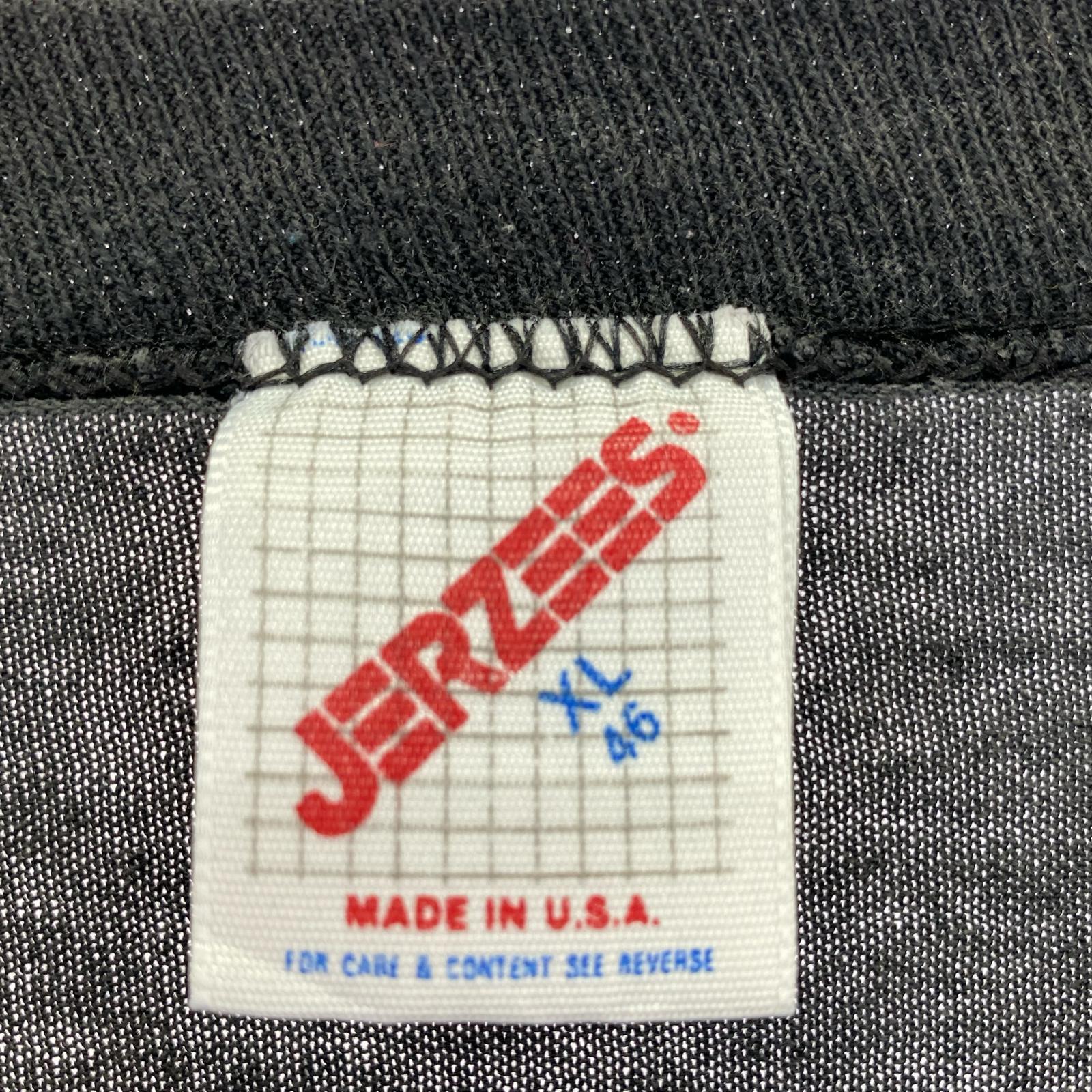 半袖Ｔシャツ 90s JERZEES USA製 ブラック ペンズオイル ブラック
