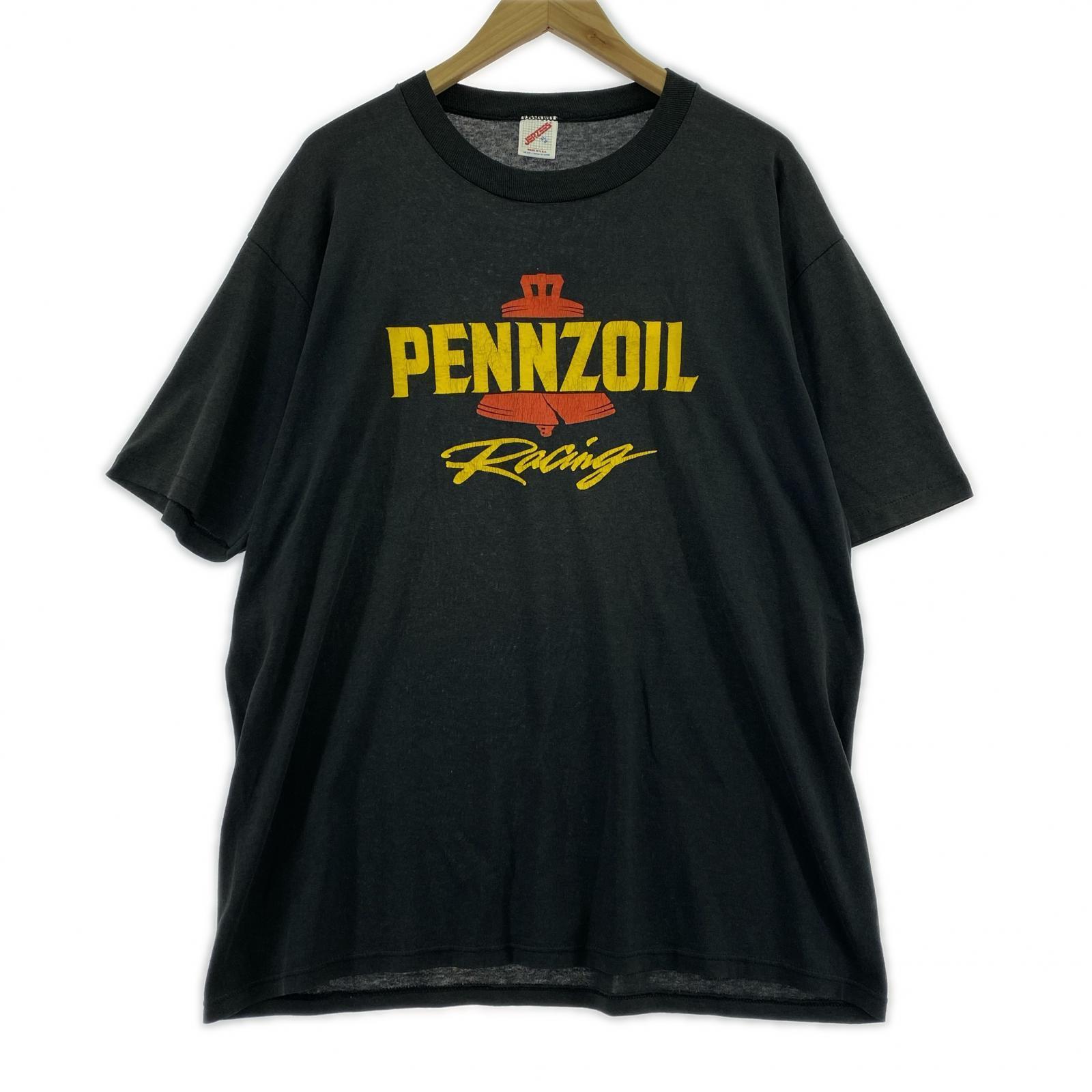 半袖Ｔシャツ 90s JERZEES USA製 ブラック ペンズオイル ブラック