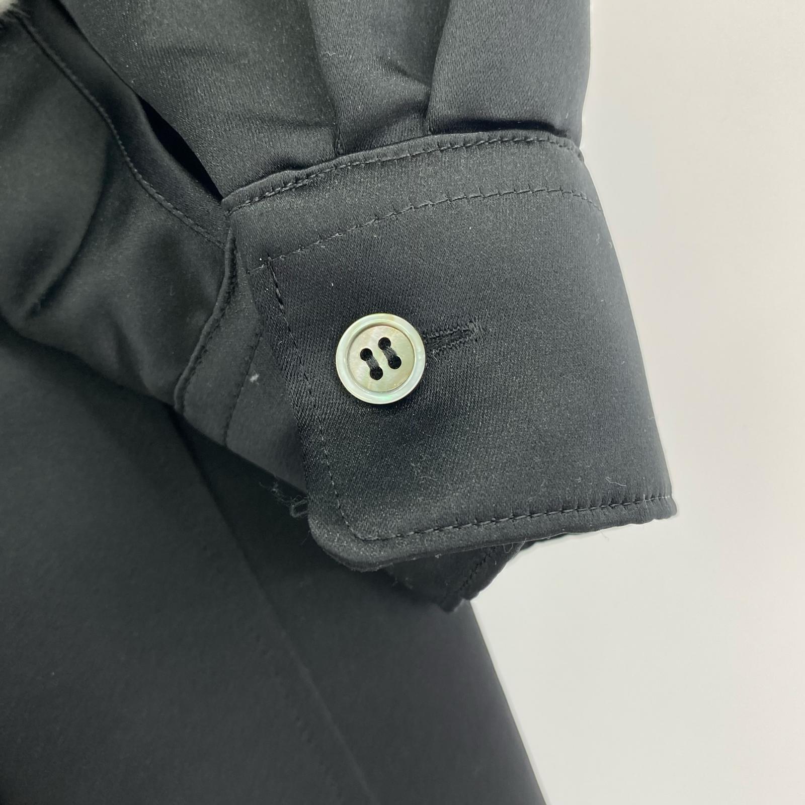 ワンピース 24AW アシンメトリーマオカラーワンピース ブラック