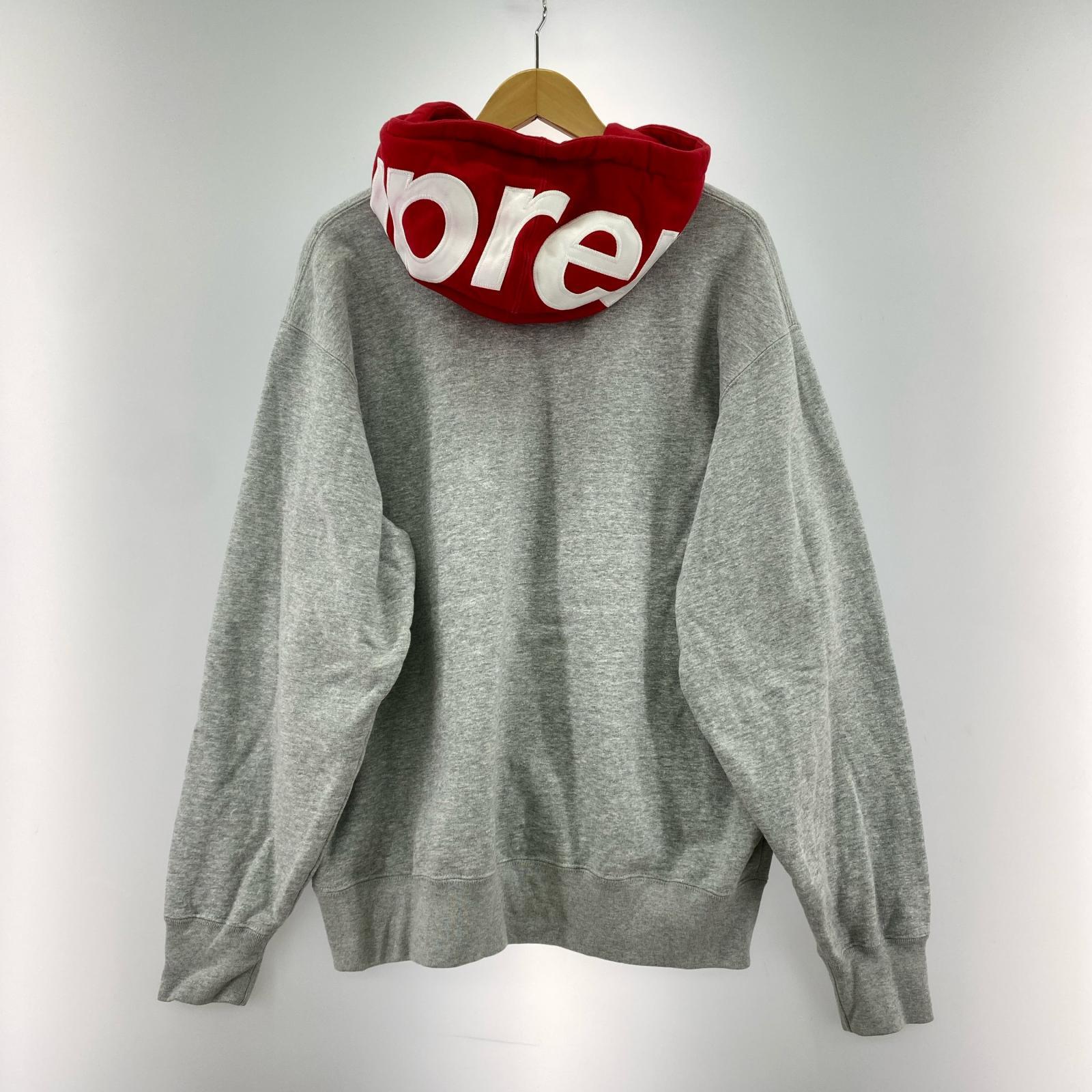 パーカー 21FW Contrast Hooded Sweat Shirt M グレー